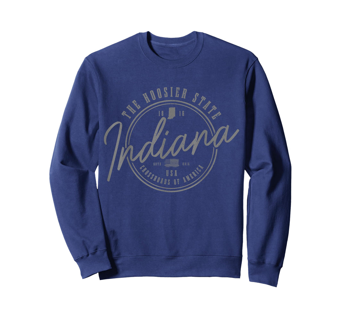 Indiana The Hoosier State Est. 1816 Patriotic Pride Indiana T-Shirt