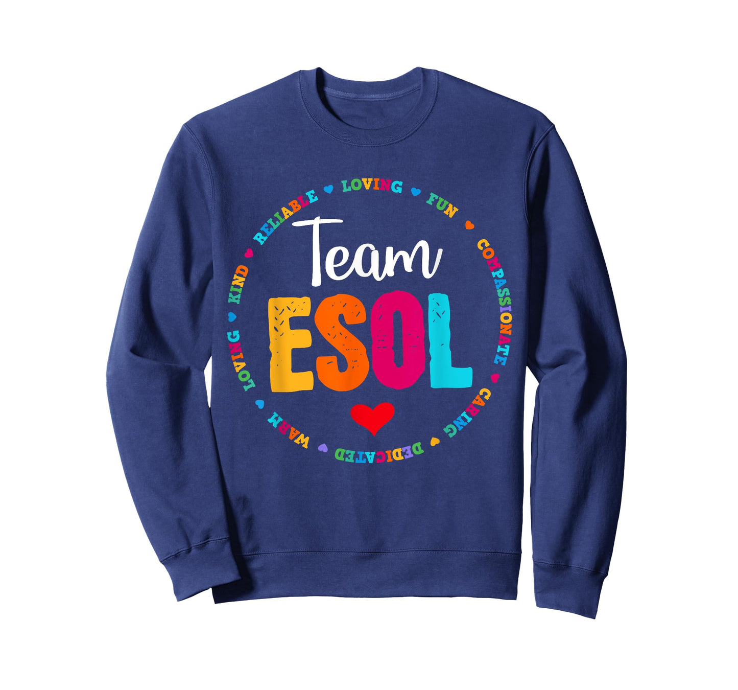 Back to school Teachers Crew Students - Team ESOL Teacher T-Shirt