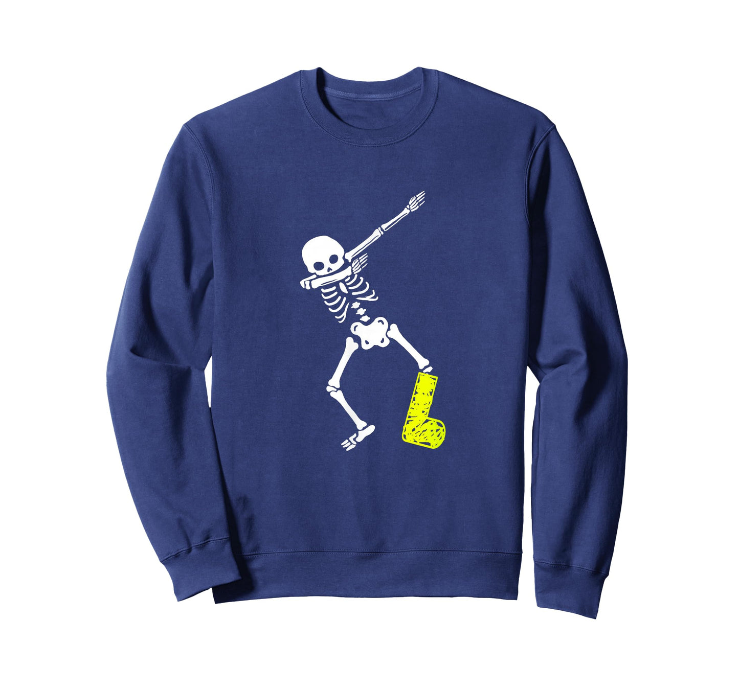 Funny Injury Dabbing Skeleton Broken Leg Kids Adult T-Shirt