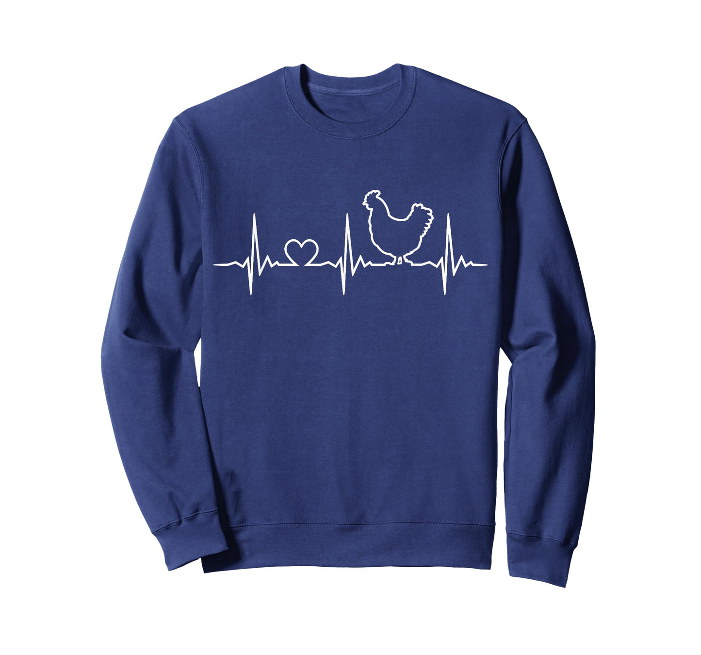 Chicken Farming Heartbeat Funny Chicken Farmer T-Shirt