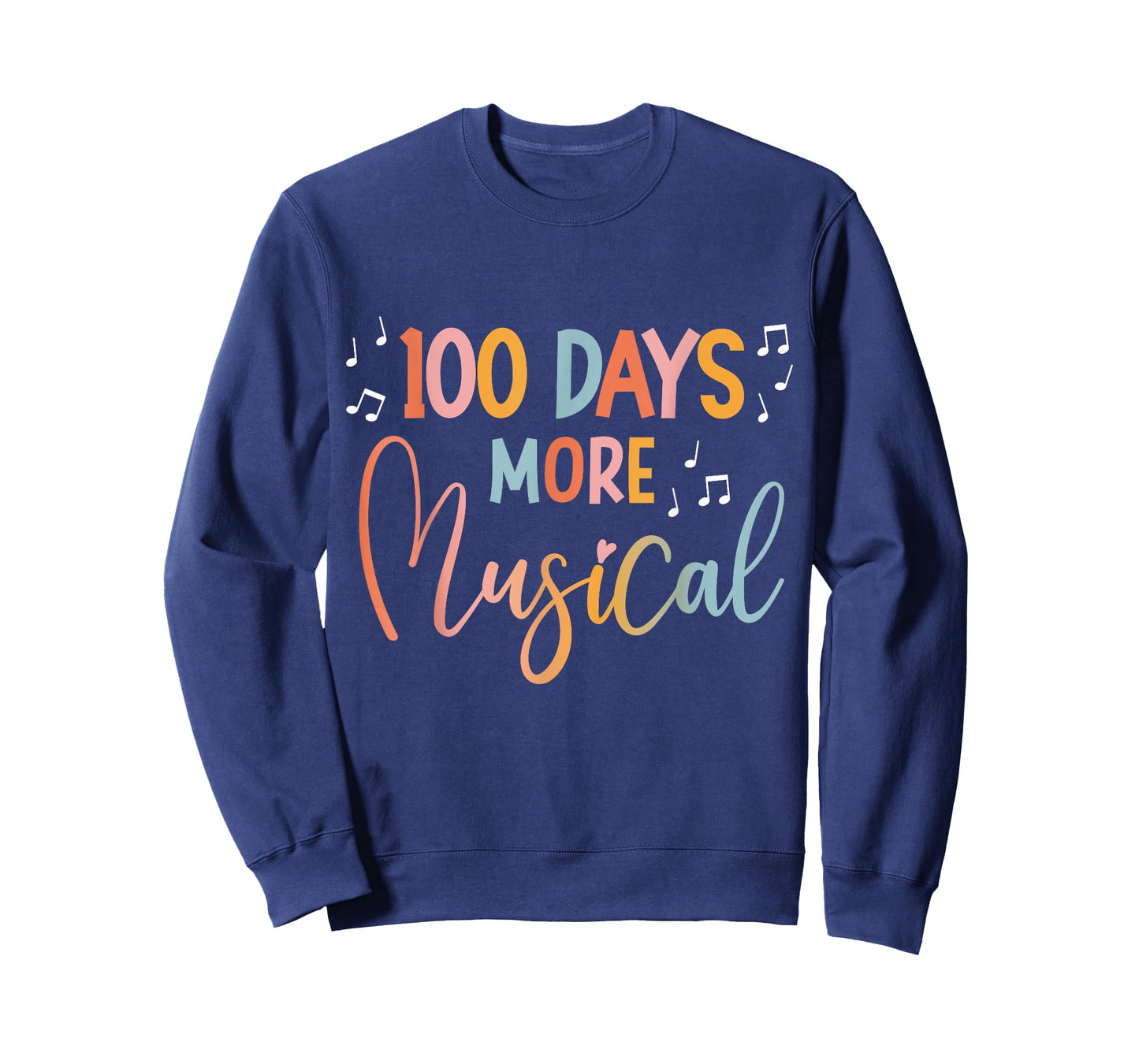 100 Days More Musical 100 Days of School Music Teacher T-Shirt