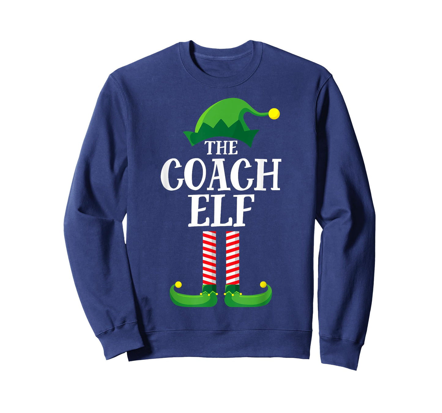 Coach Elf Matching Family Group Christmas Party Pyjamas T-Shirt