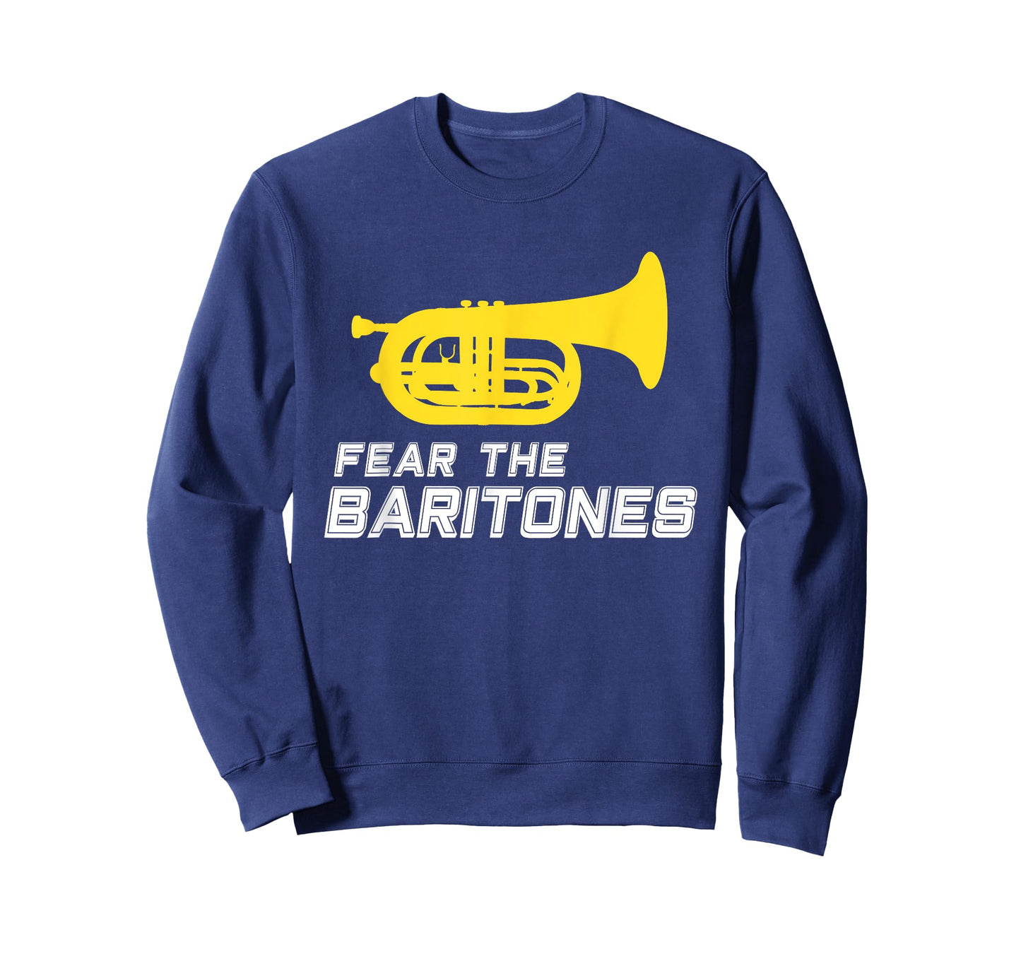 Funny marching baritone T-Shirt Fear the baritones band gift T-Shirt