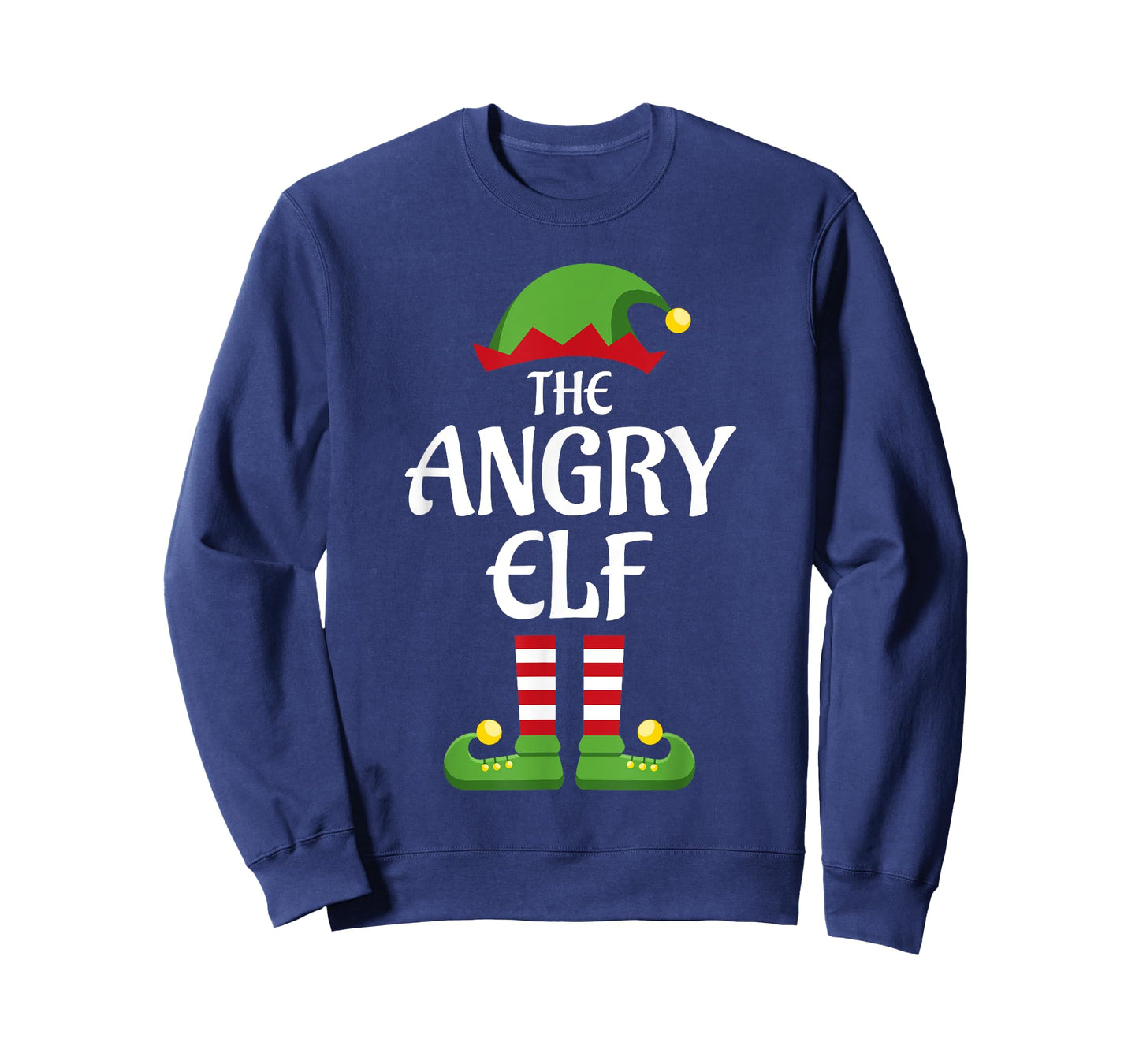 Angry Elf Family Matching Group Christmas T-Shirt