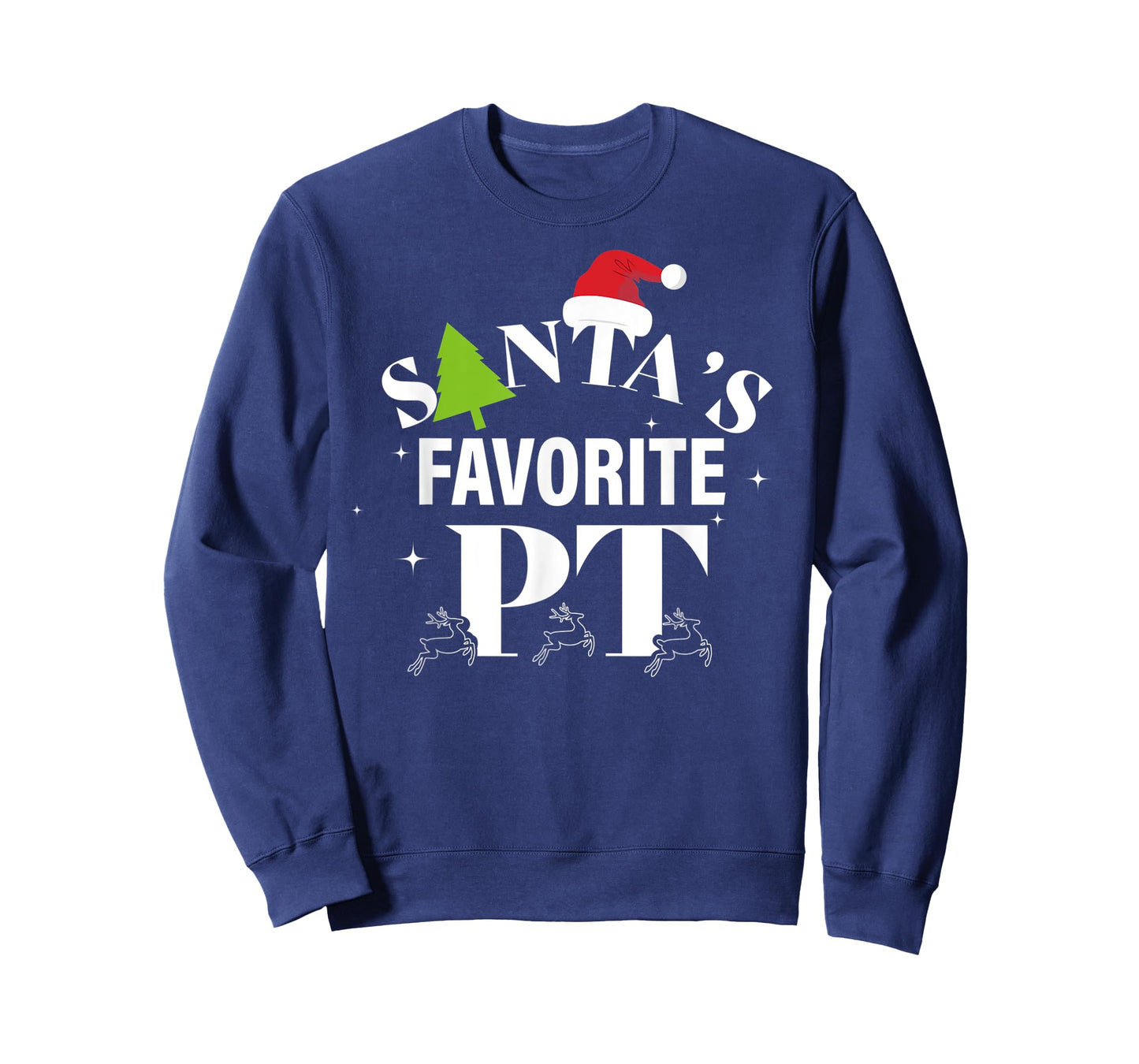 Christmas Physical Therapy Shirts, Santa's Favorite PT T-Shirt