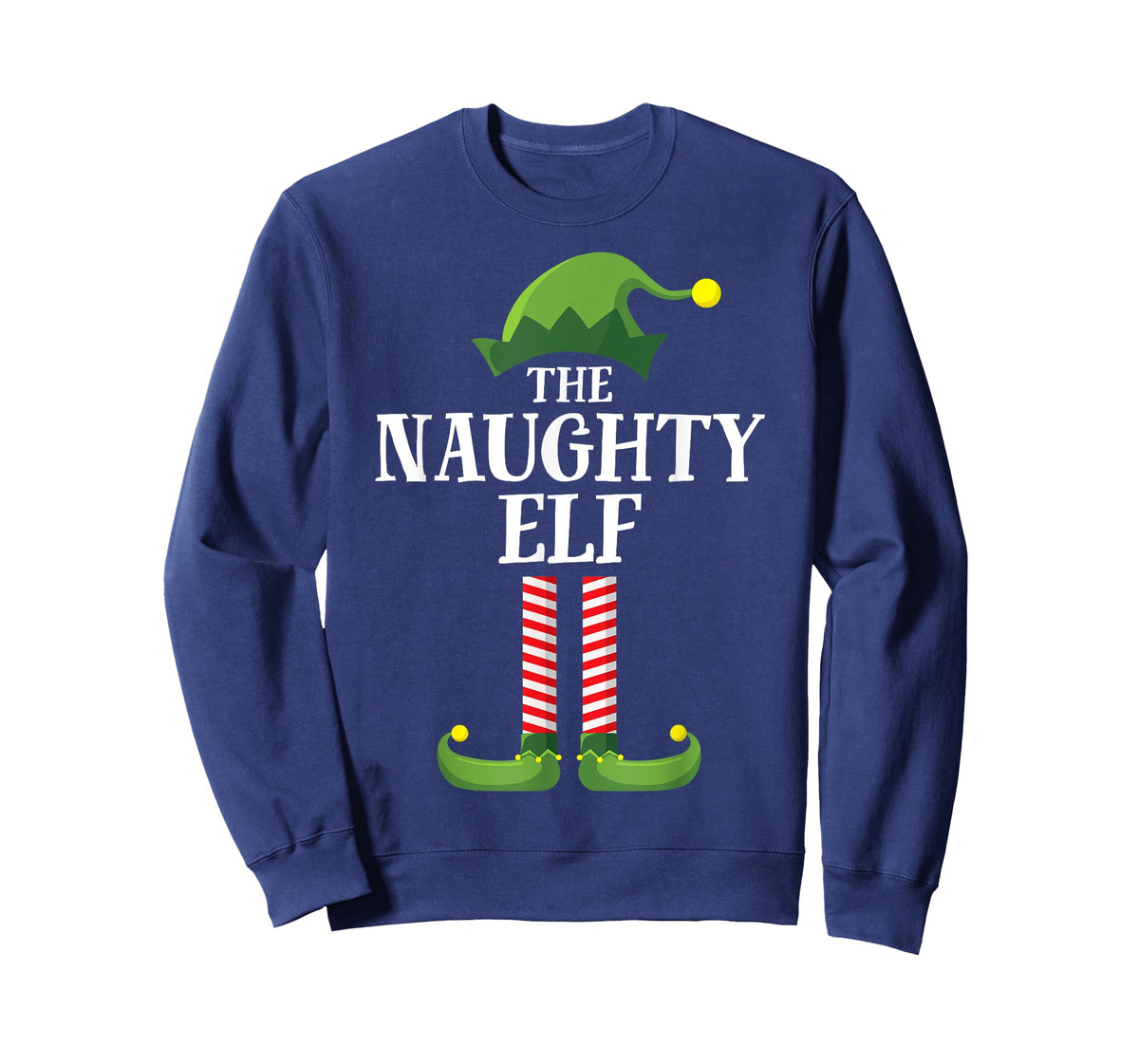 Naughty Elf Matching Family Group Christmas Party Pyjamas T-Shirt