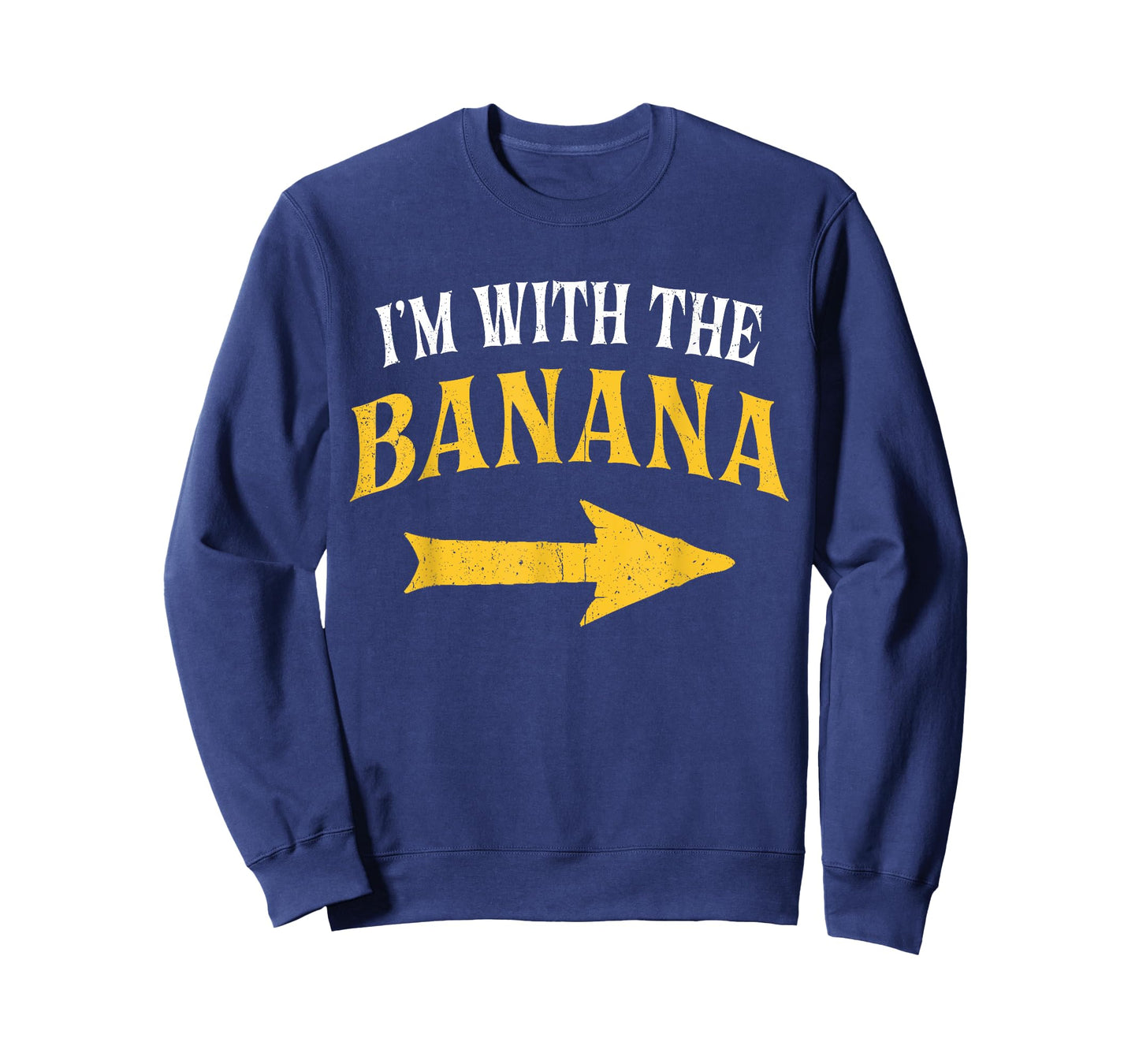 I'm with The Banana Costume Halloween Matching Couple T-Shirt