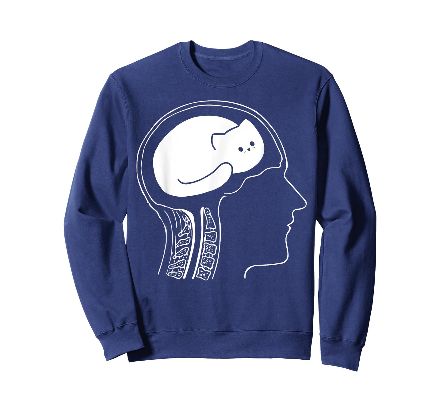 Funny Cat Brain Meme Joke Graphic T-Shirt