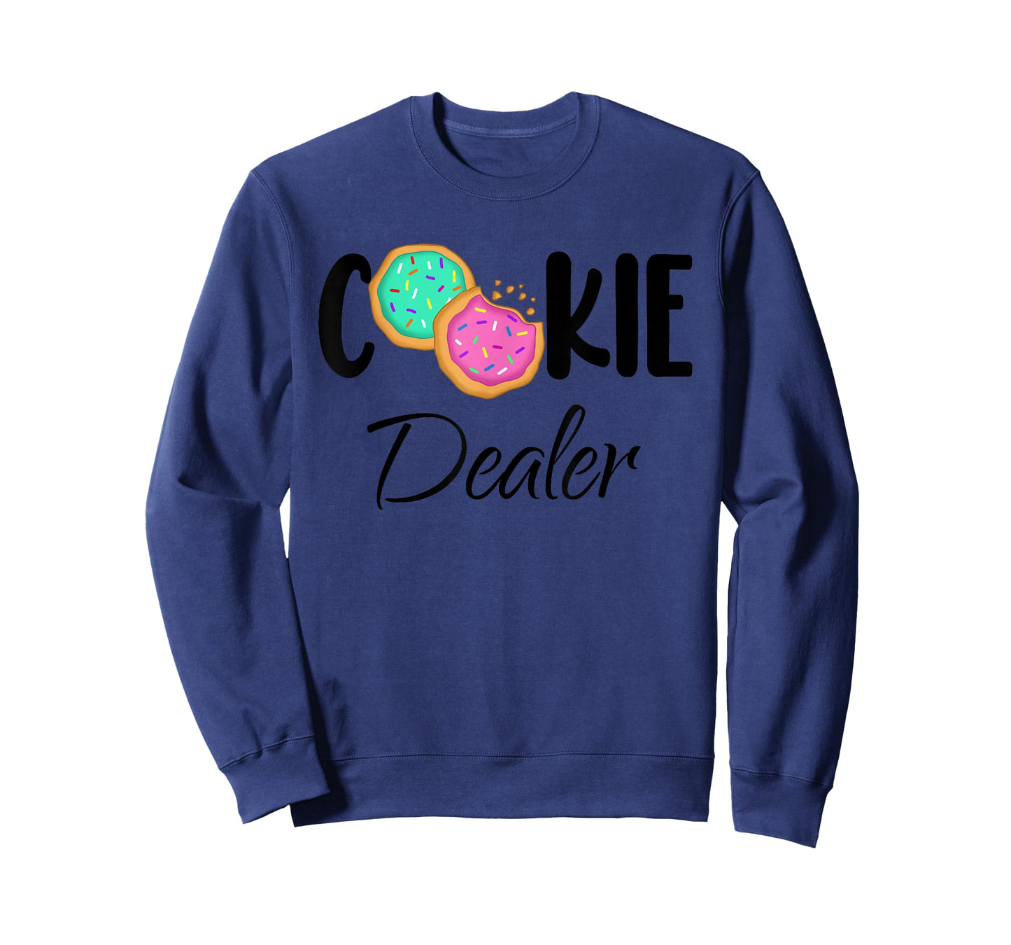 Cookie Dealer Fun Sweet Treats Cookie Baker Cookie Pink Teal T-Shirt