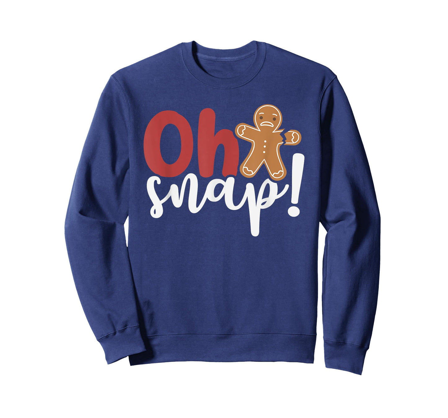 Oh Snap Christmas Ginger Bread Man Broken Arm T-Shirt