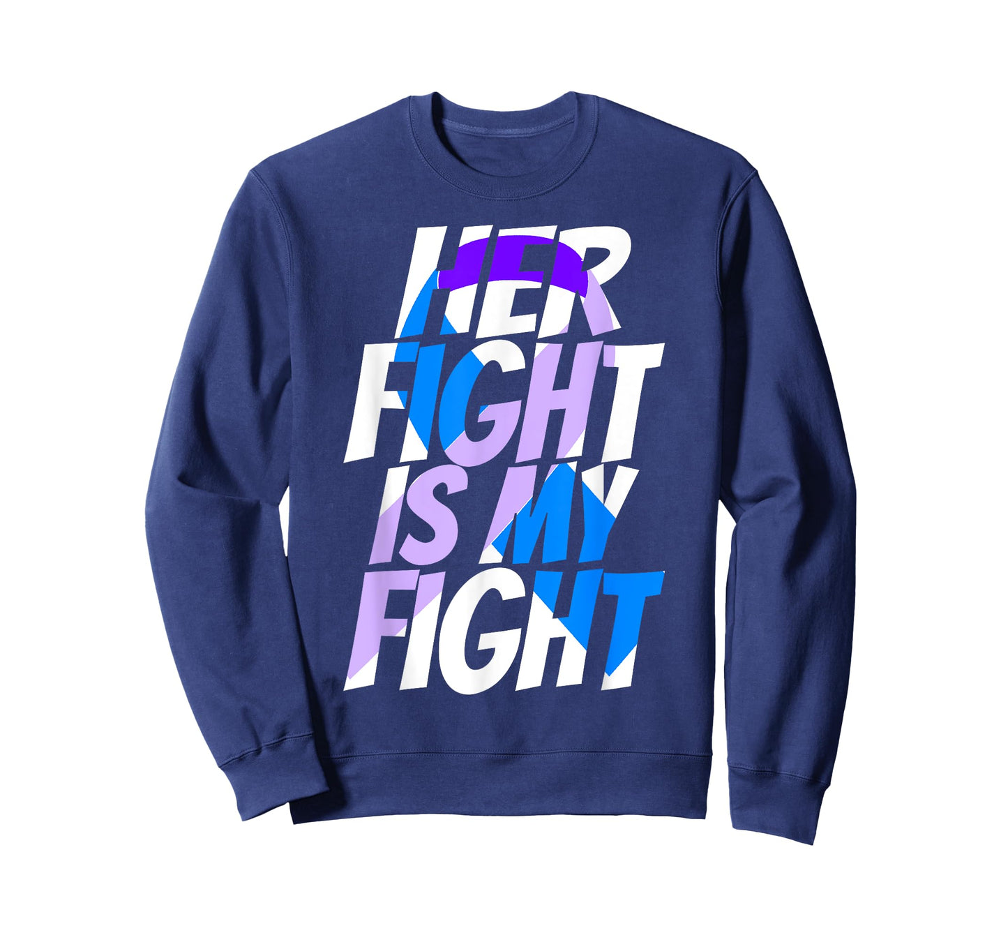 Cute Purple Blue Ribbon Shirt for Her Preeclampsia Awareness T-Shirt