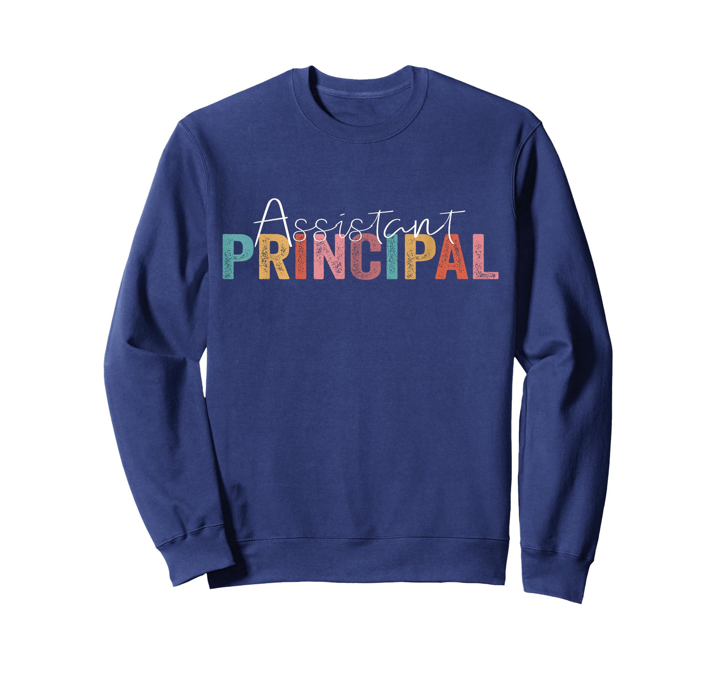 Assistant Principal Funny Job Title School Worker Vintage T-Shirt