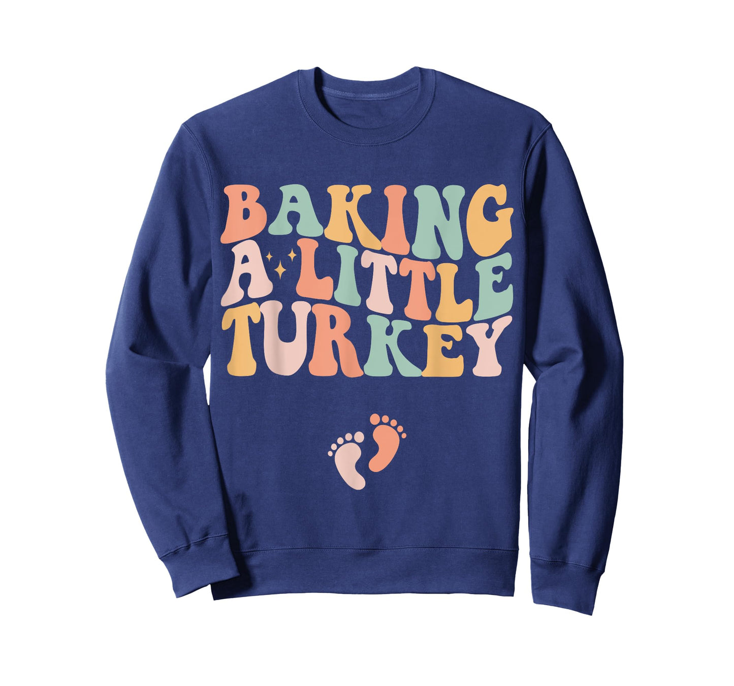 Baking A Little Turkey Thanksgiving Pregnancy Announcement T-Shirt