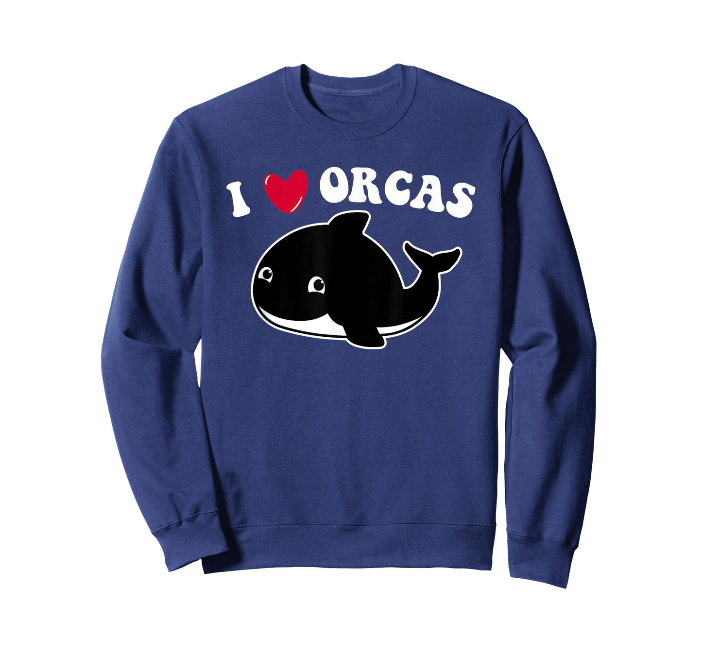 I LOVE ORCAS Heart Cute Baby Killer Whale Toddler Girls Kids T-Shirt
