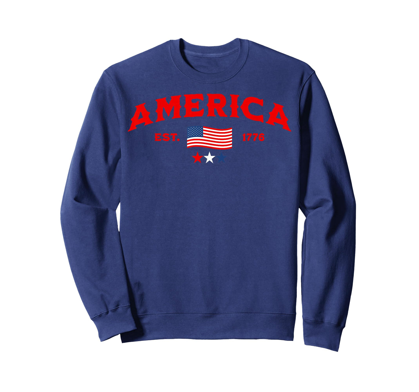 American Flag USA United States of America Est 1776 Tee T-Shirt