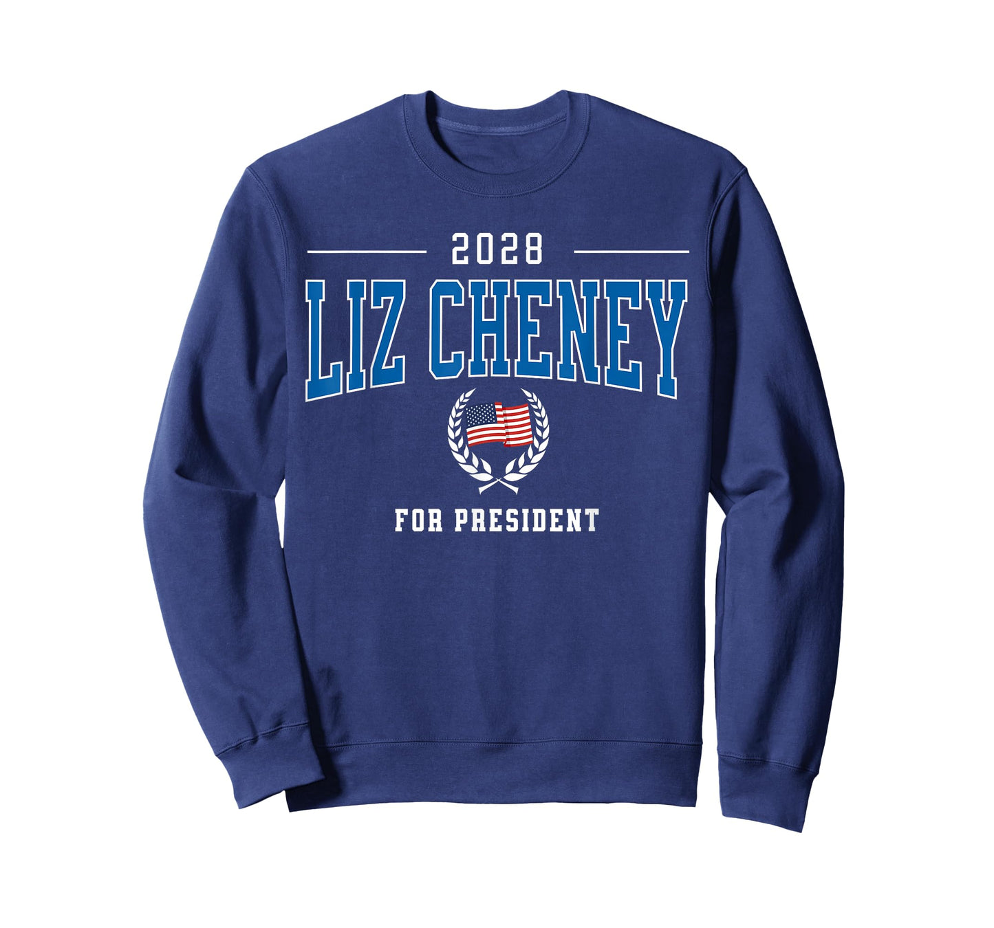 Liz Cheney 2028 for President Republican Patriotic US Flag T-Shirt