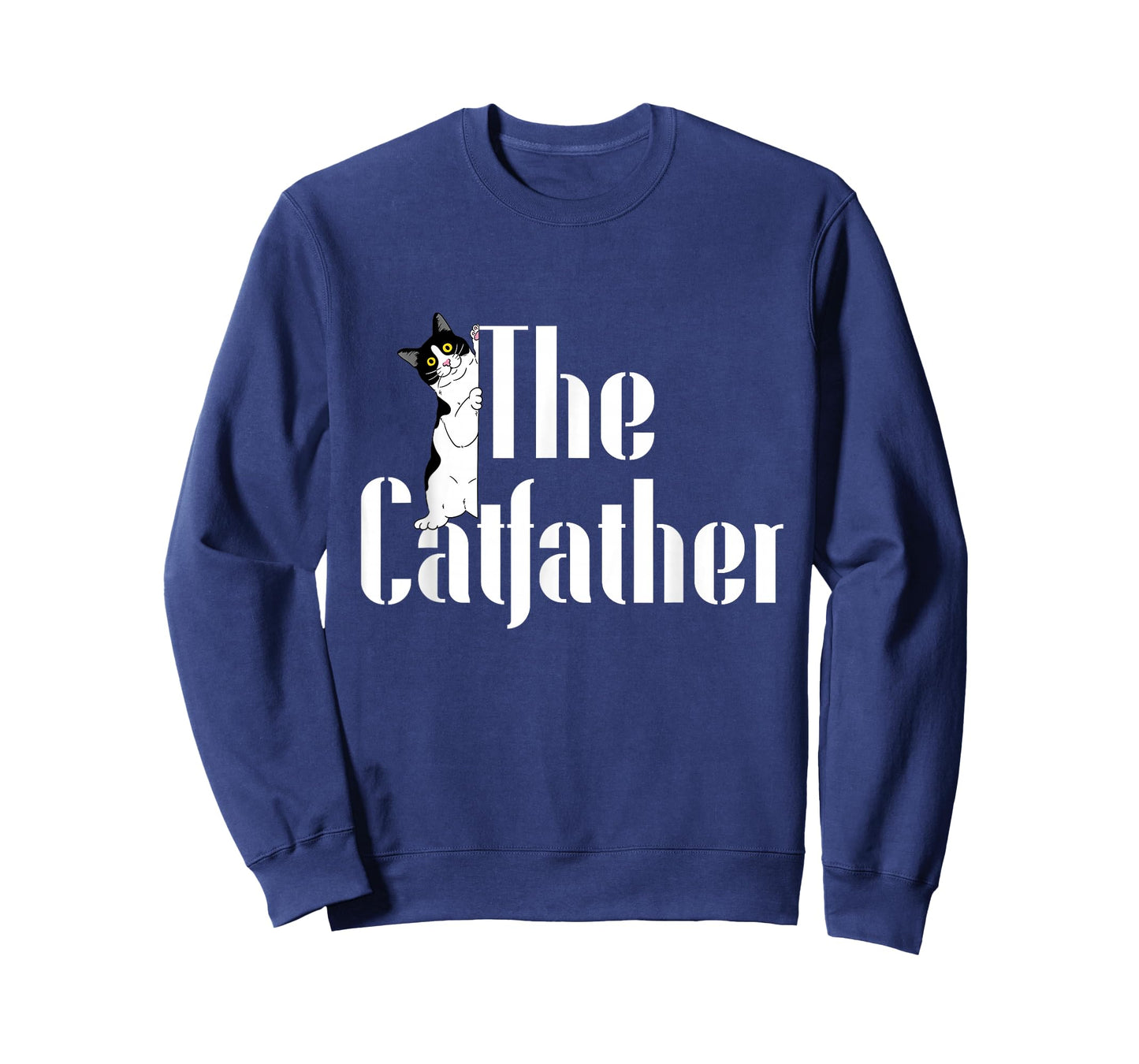 The Catfather Funny Cute Cat Dad Father Day Pet Kitty Lover T-Shirt