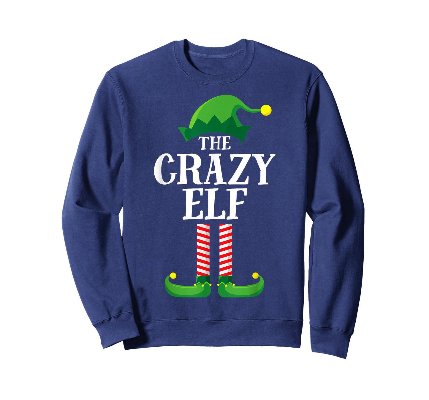 Crazy Elf Matching Family Group Christmas Party Pyjamas T-Shirt