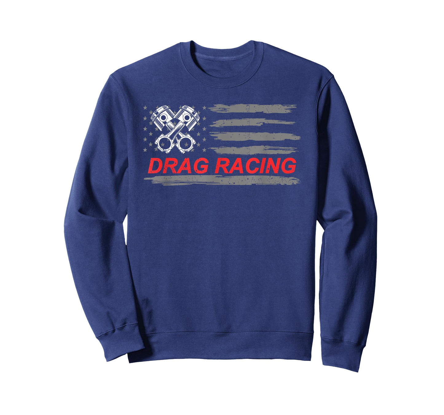 American Flag Drag Racing Car Lover Gift Idea MM T-Shirt for Women Girls Kids Men