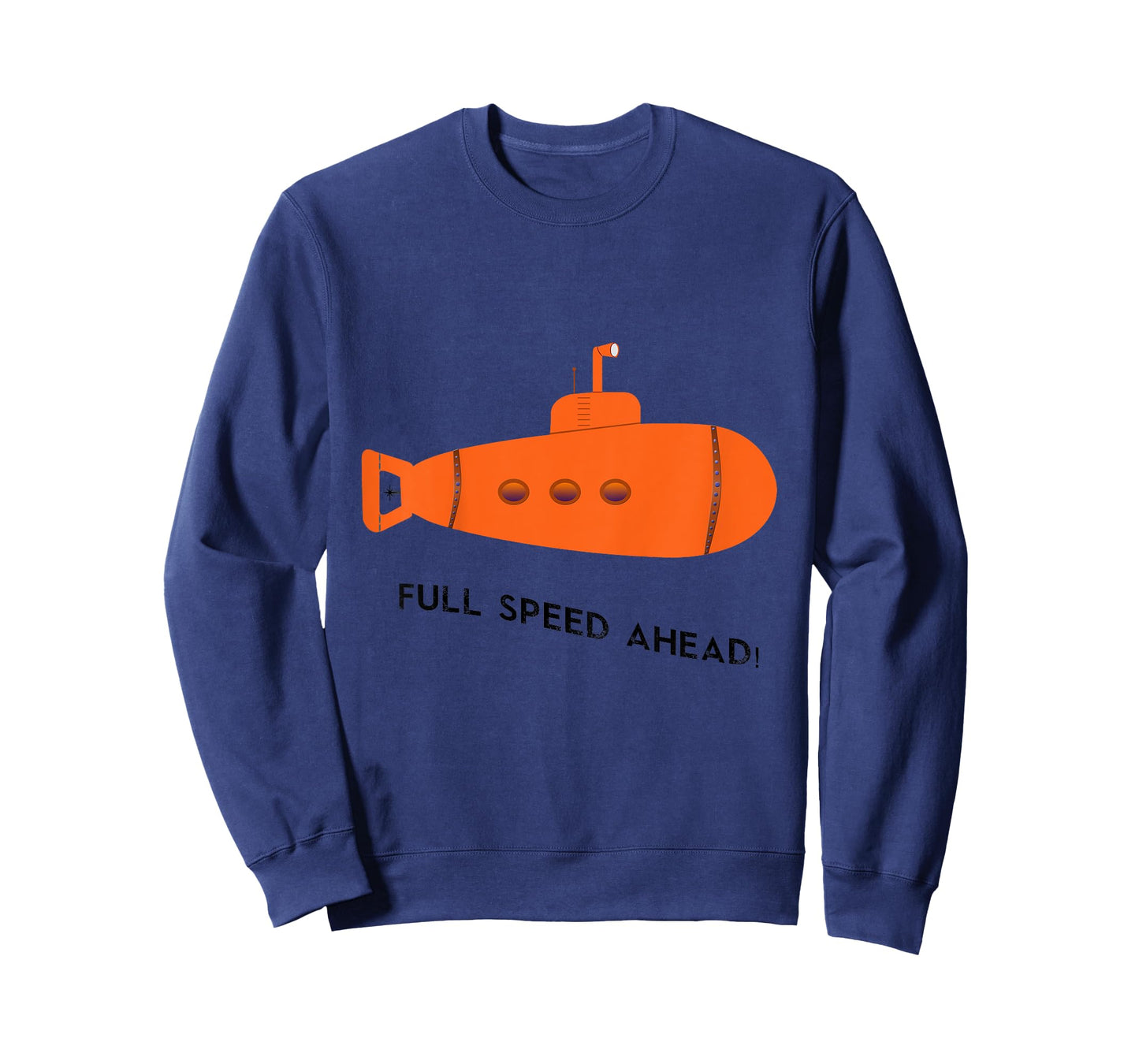 Kids Full Speed Ahead Submarine Ocean Sea T-shirt Boys Girls
