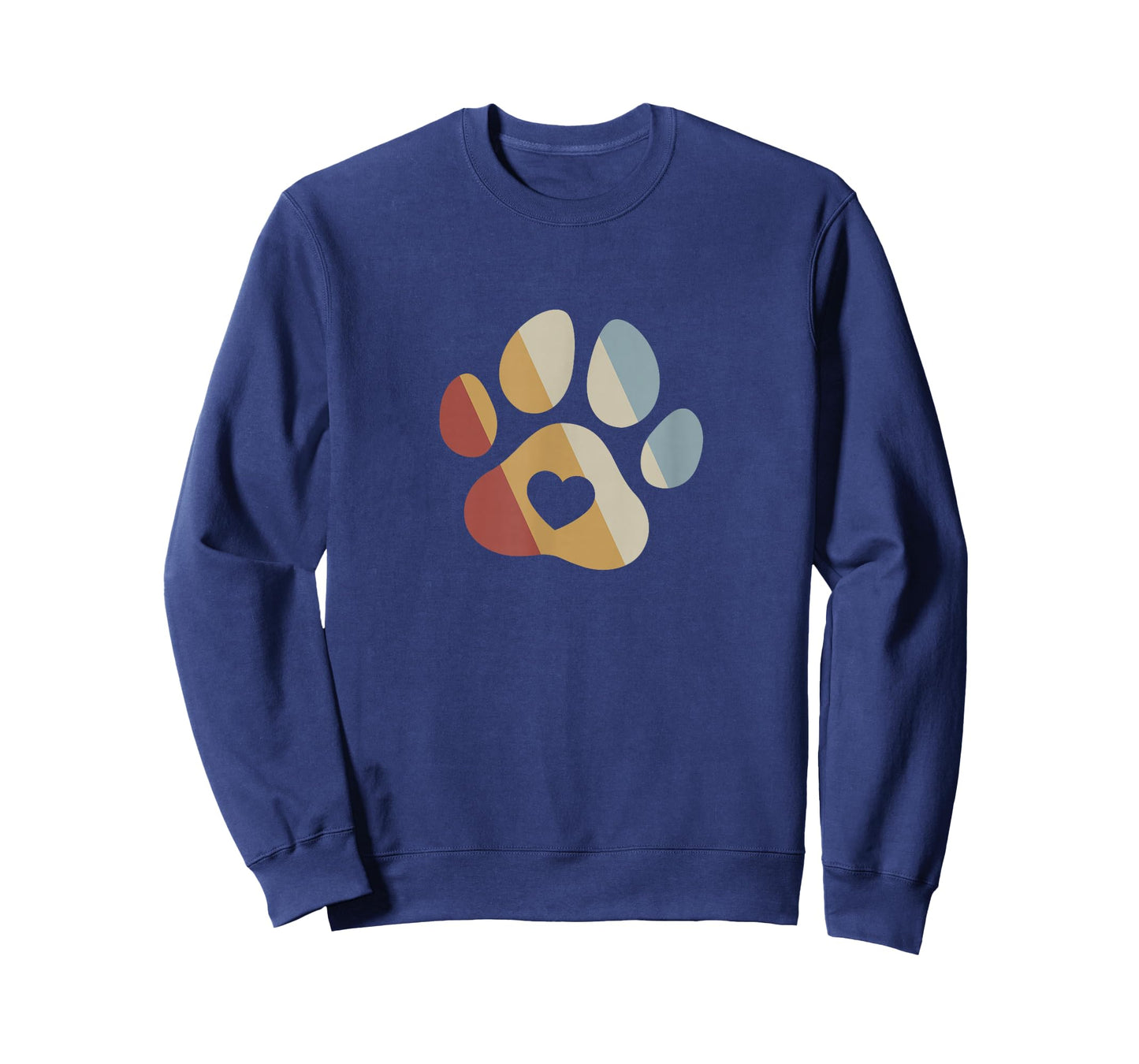 Dog Paw Retro Style Vintage T-Shirt