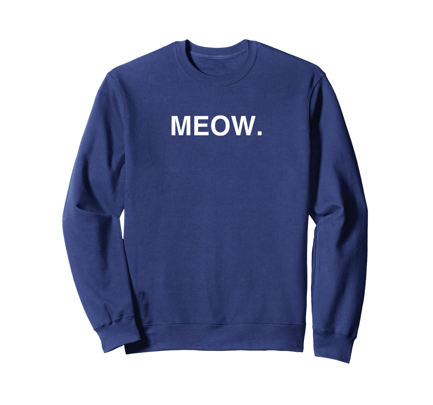 Meow Funny Minimalist Pet Kitten Cat Lover Gift T-Shirt Small