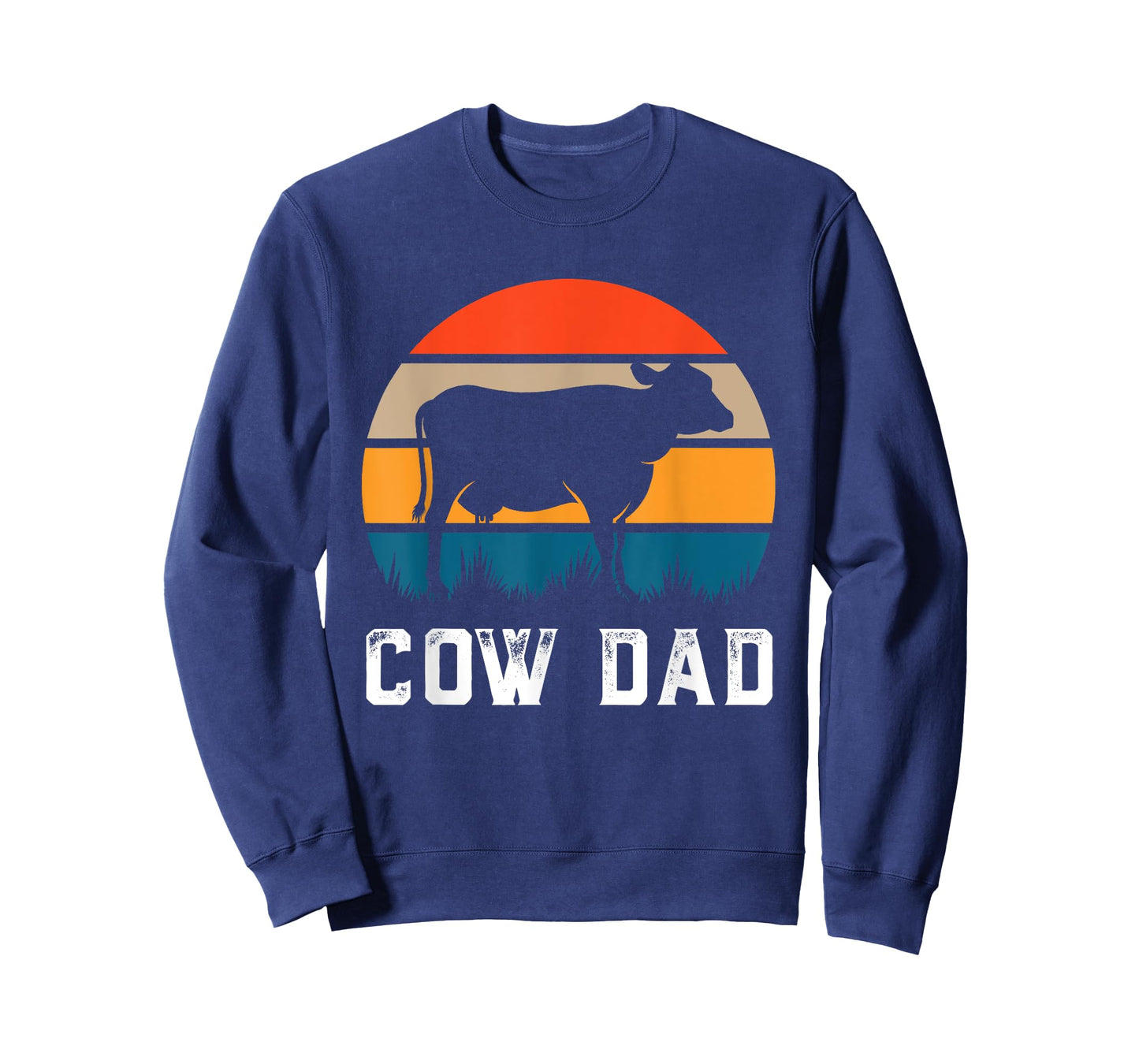 Cow Dad Funny Cattle Gift Dairy Farmer Herdsman Cow Lover T-Shirt