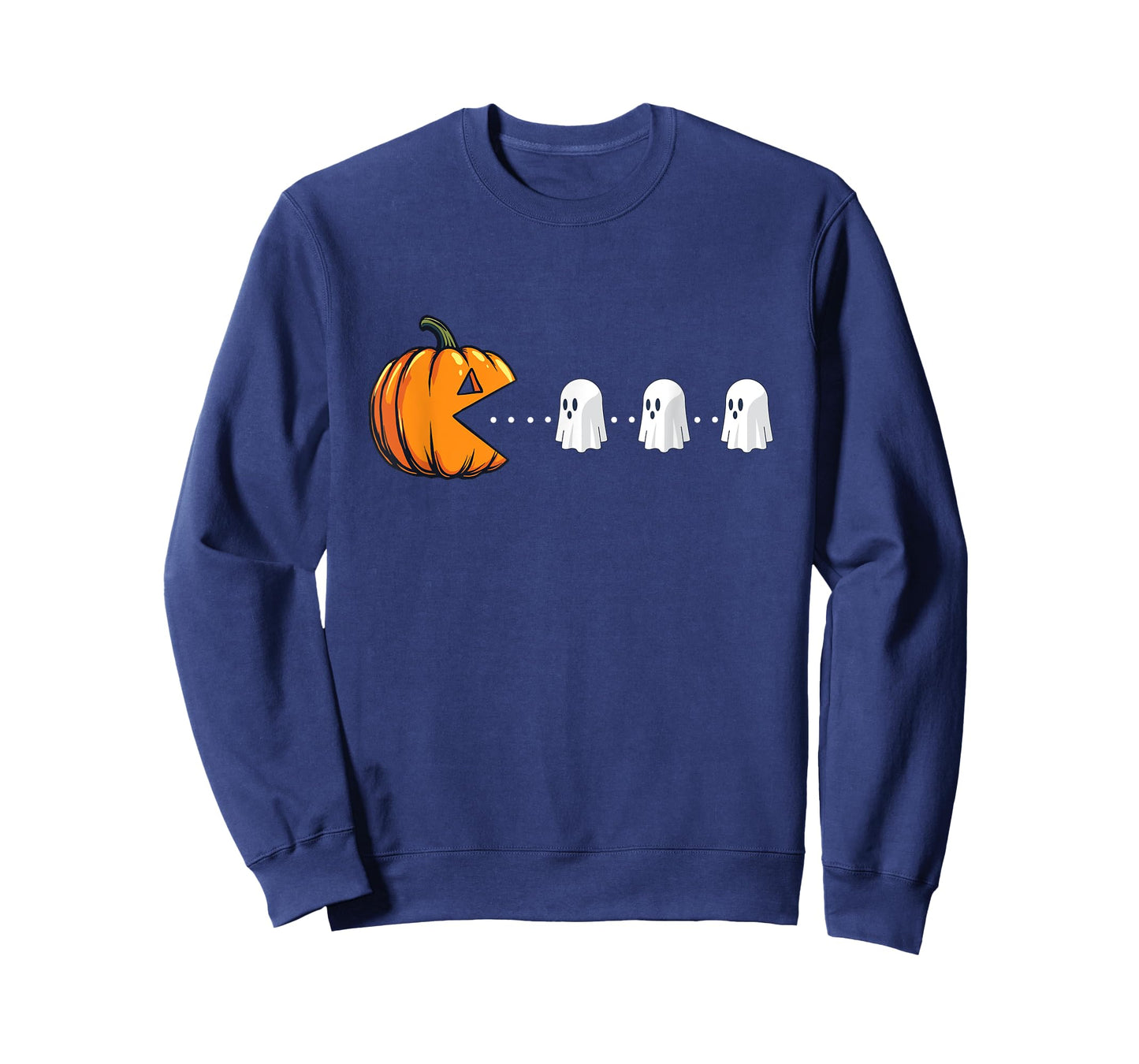 Pumpkin Eating Ghosts - Spooky Witch Halloween Ghoul T-Shirt