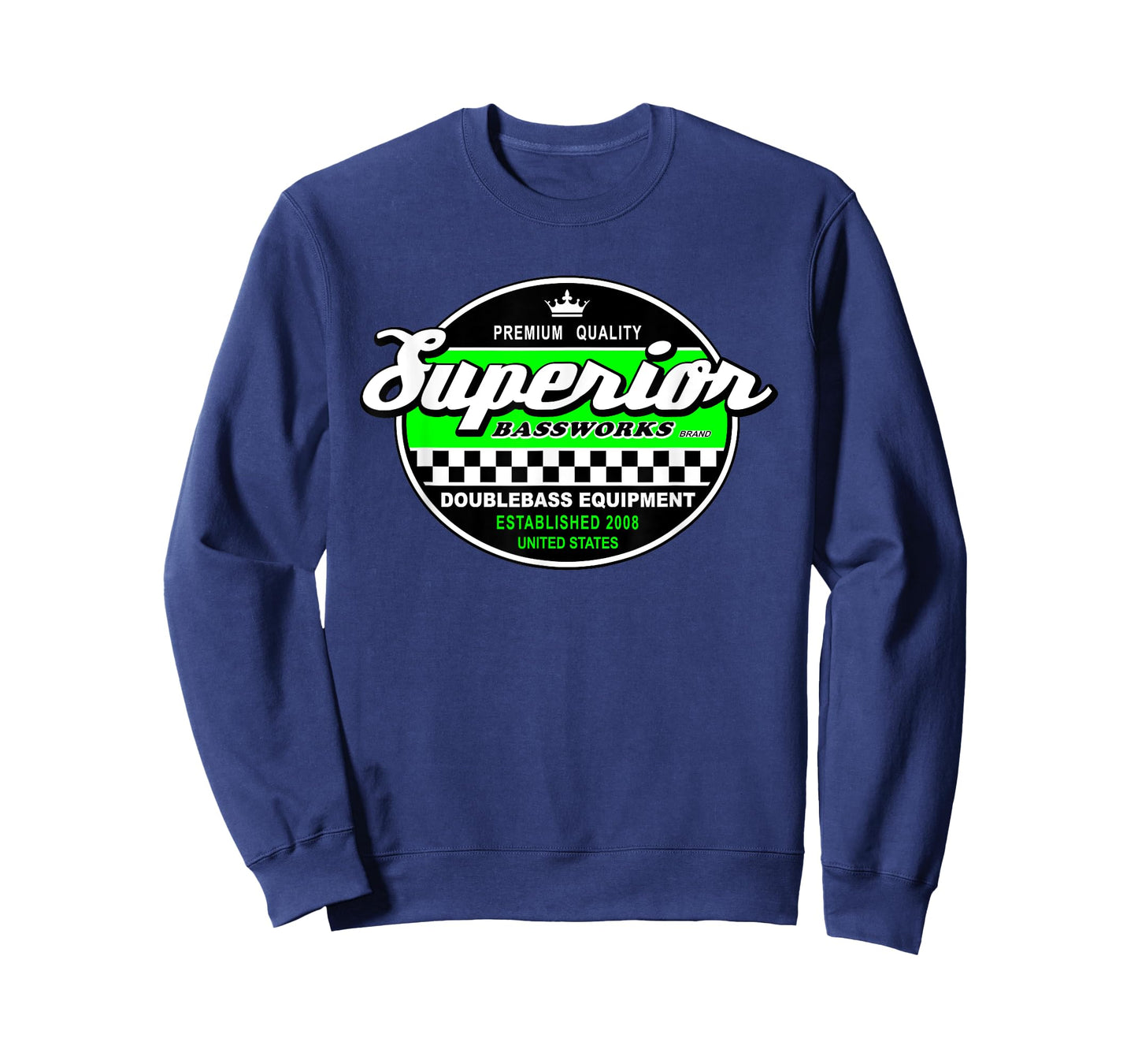 Superior Bassworks Green Logo - Upright Double Bass T-Shirt