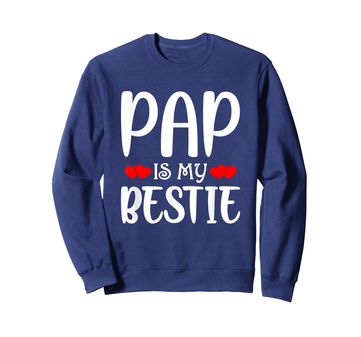 Pap Is My Bestie Toddler Design from Grandma Grandpa T-Shirt