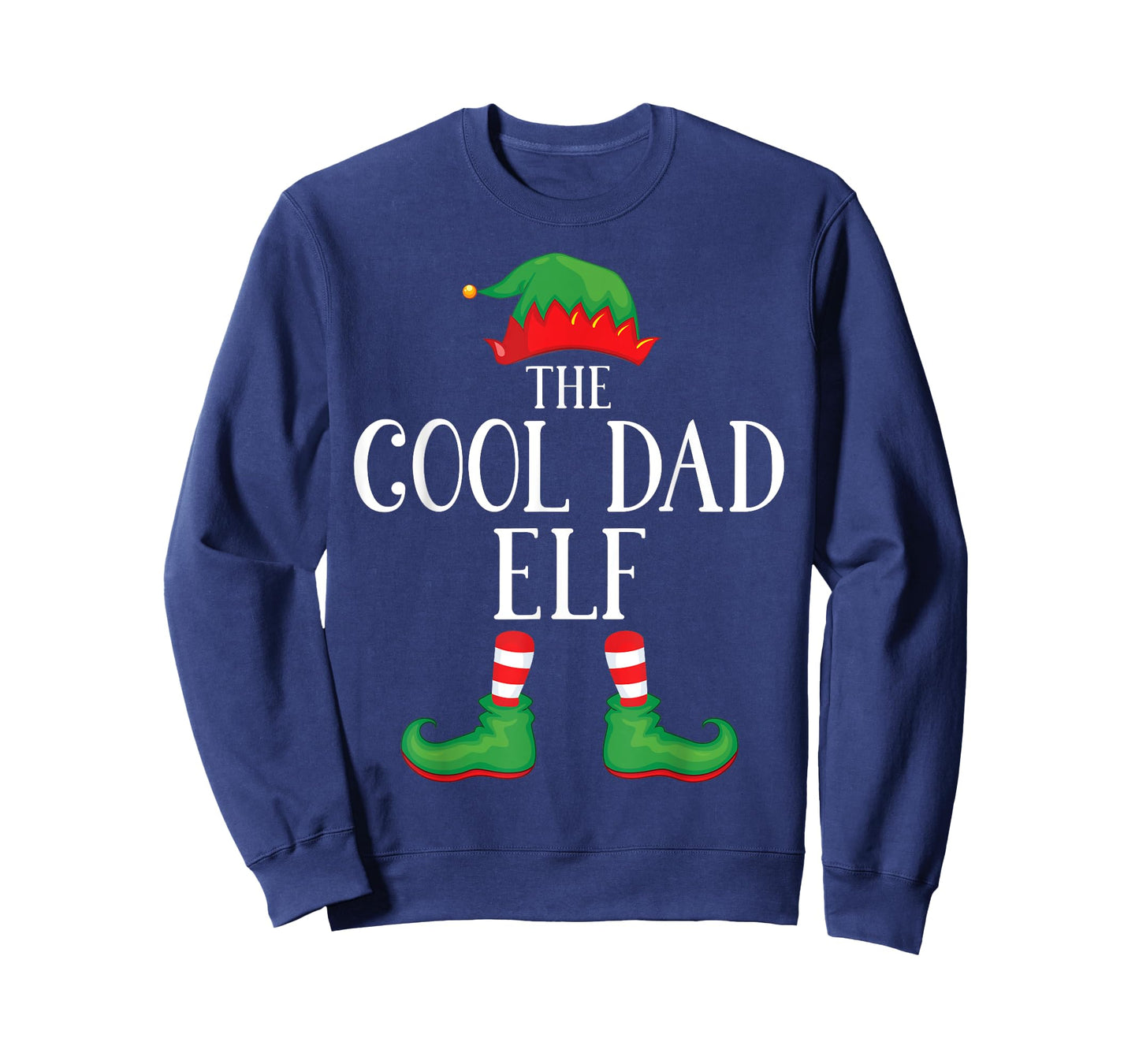 Cool Dad Elf Matching Group Xmas Funny Family Christmas T-Shirt