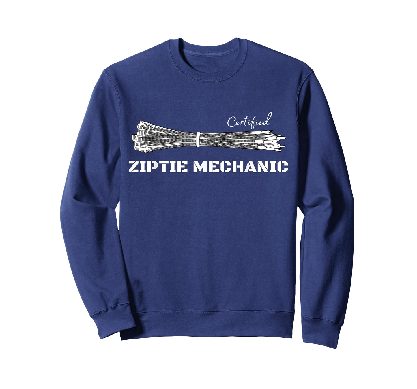 Certified Zip-tie Mechanic | Car DIY | Funny Automotive T-Shirt