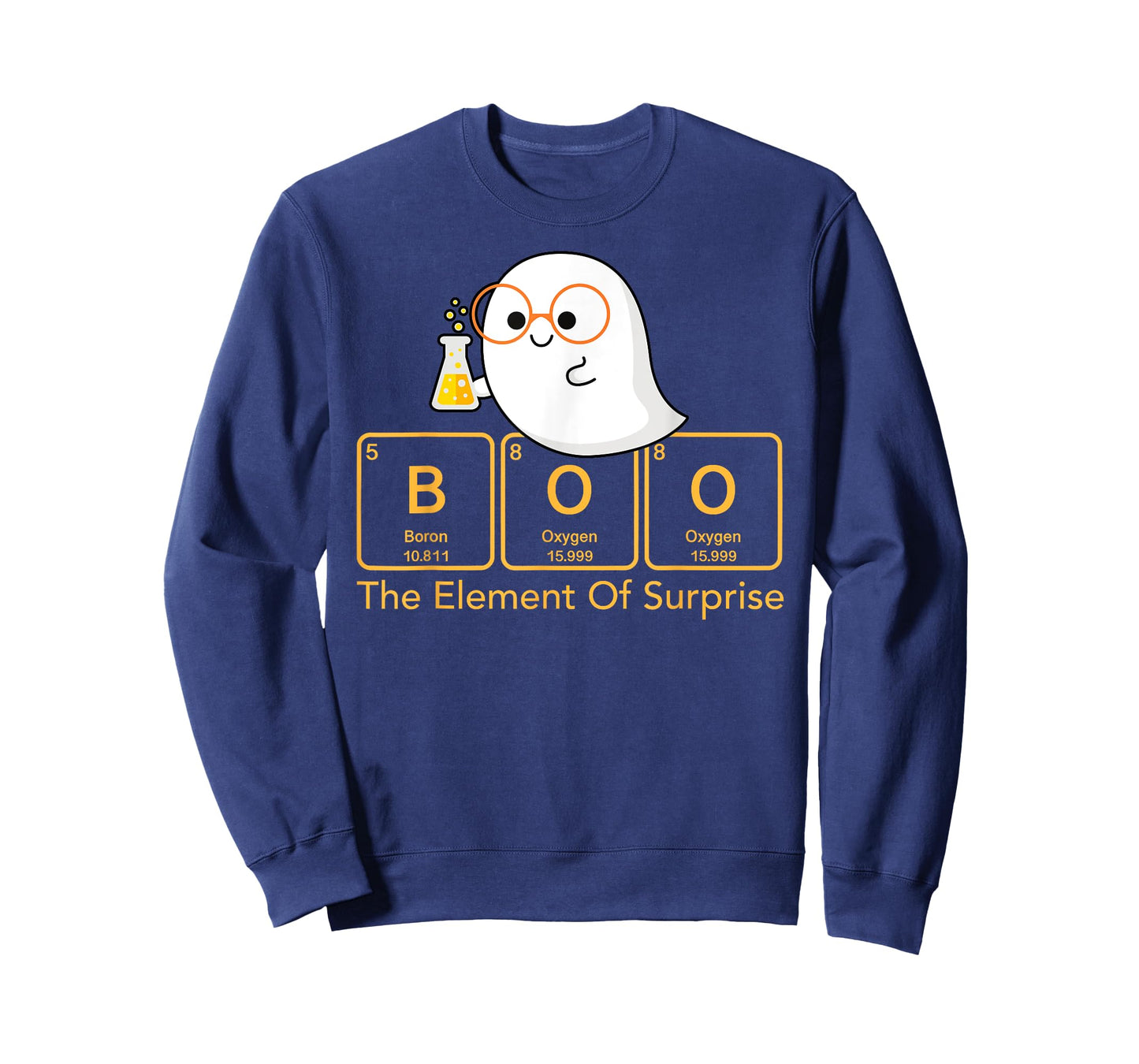 Chemistry Boo The Element of Surprise Cute Chemist Halloween T-Shirt