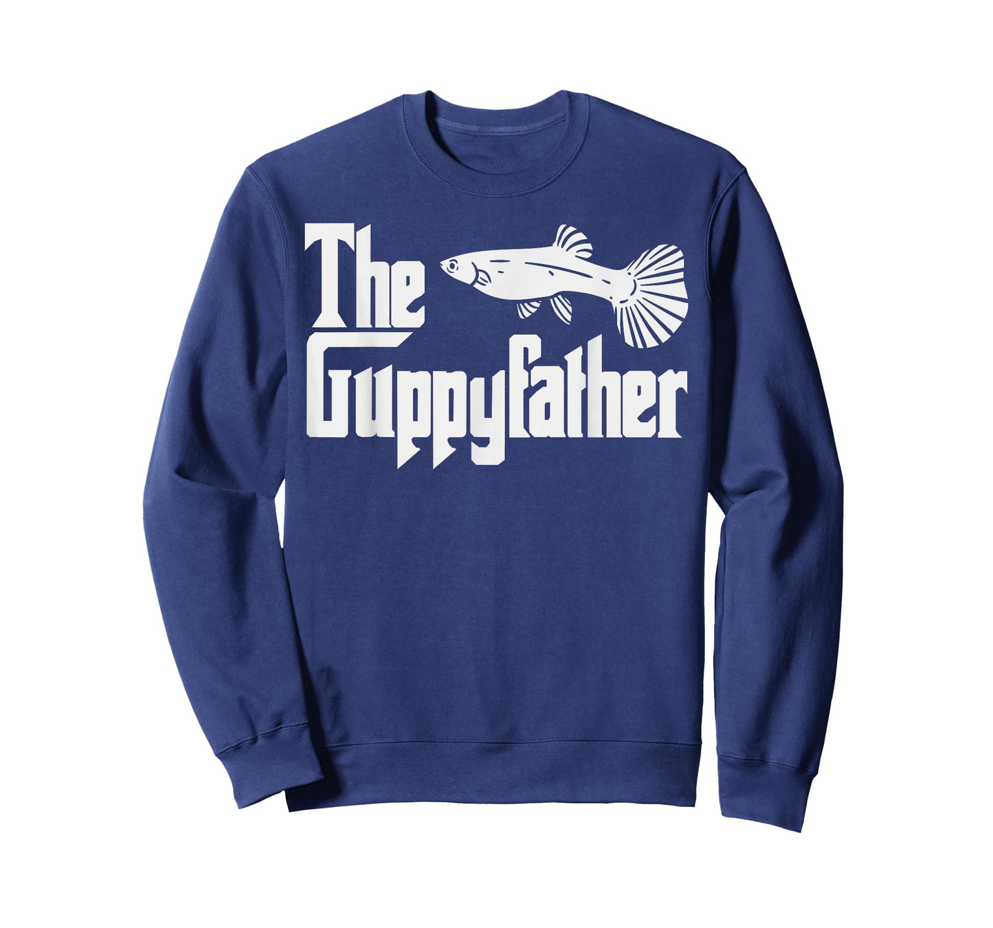Funny Fathers Day The Guppy-father Fish Aquarium Pet Dad T-Shirt