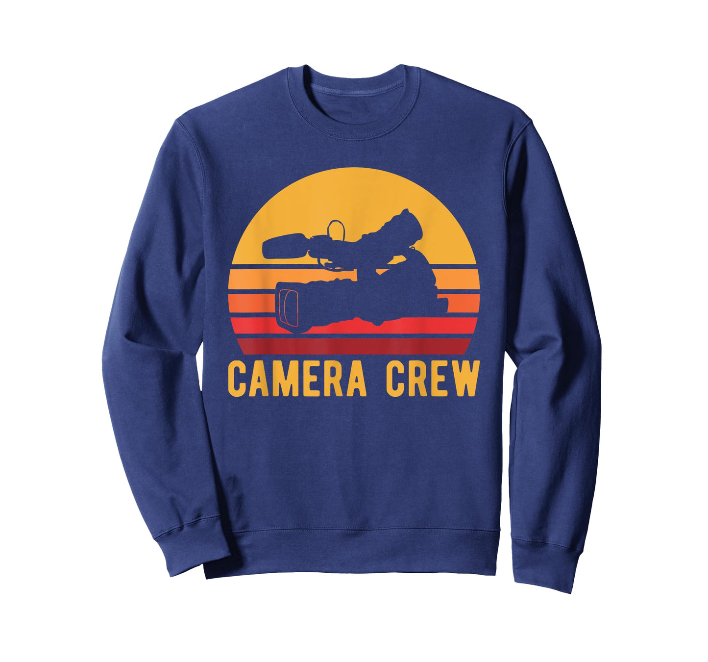 Retro Camera Crew Vintage Cinema Production T-Shirt