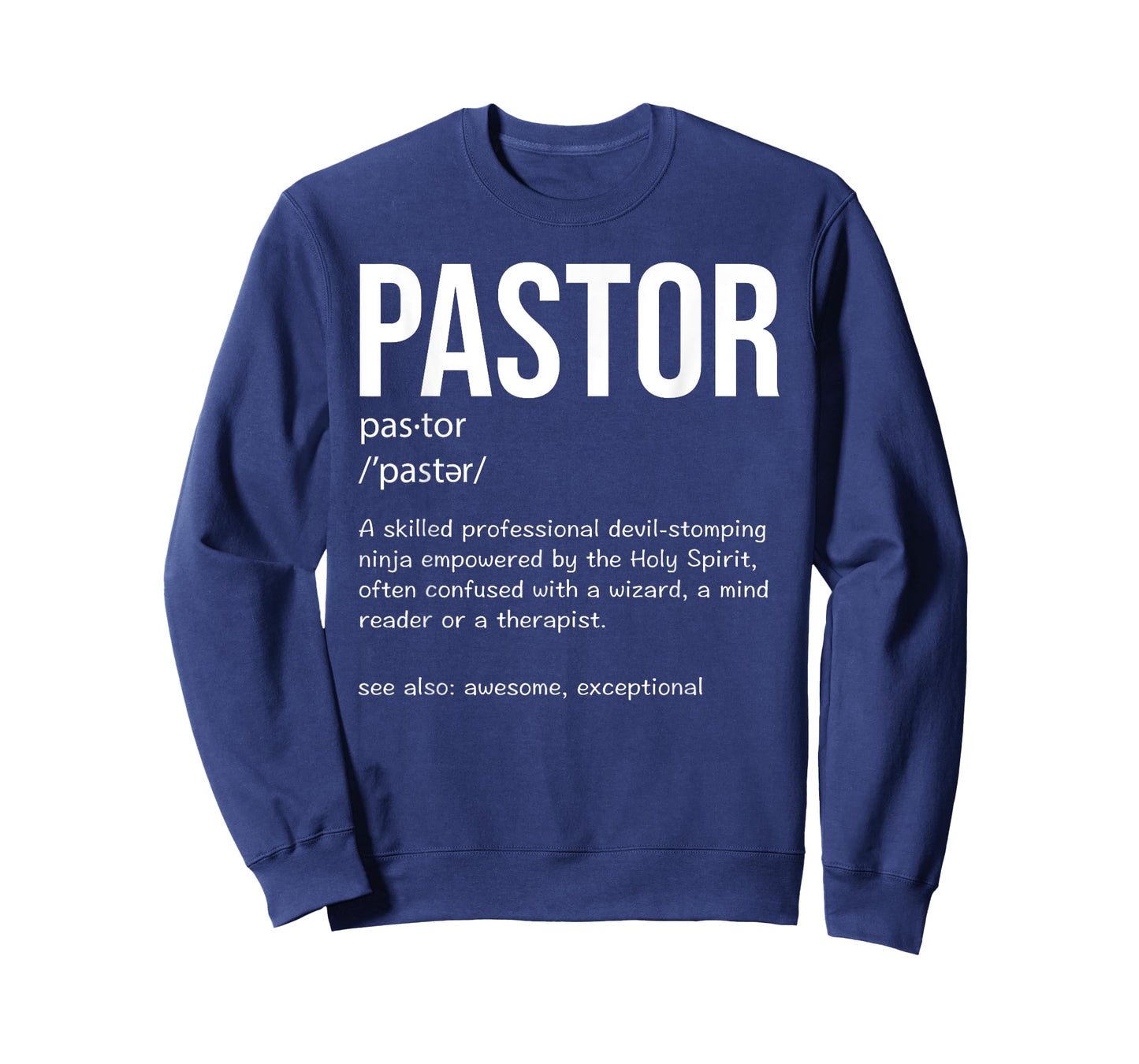Cool Religious Lutheran Husband Wife Humor Lovers Funny Pastor Definition Christian Preachers Men Women T-Shirt