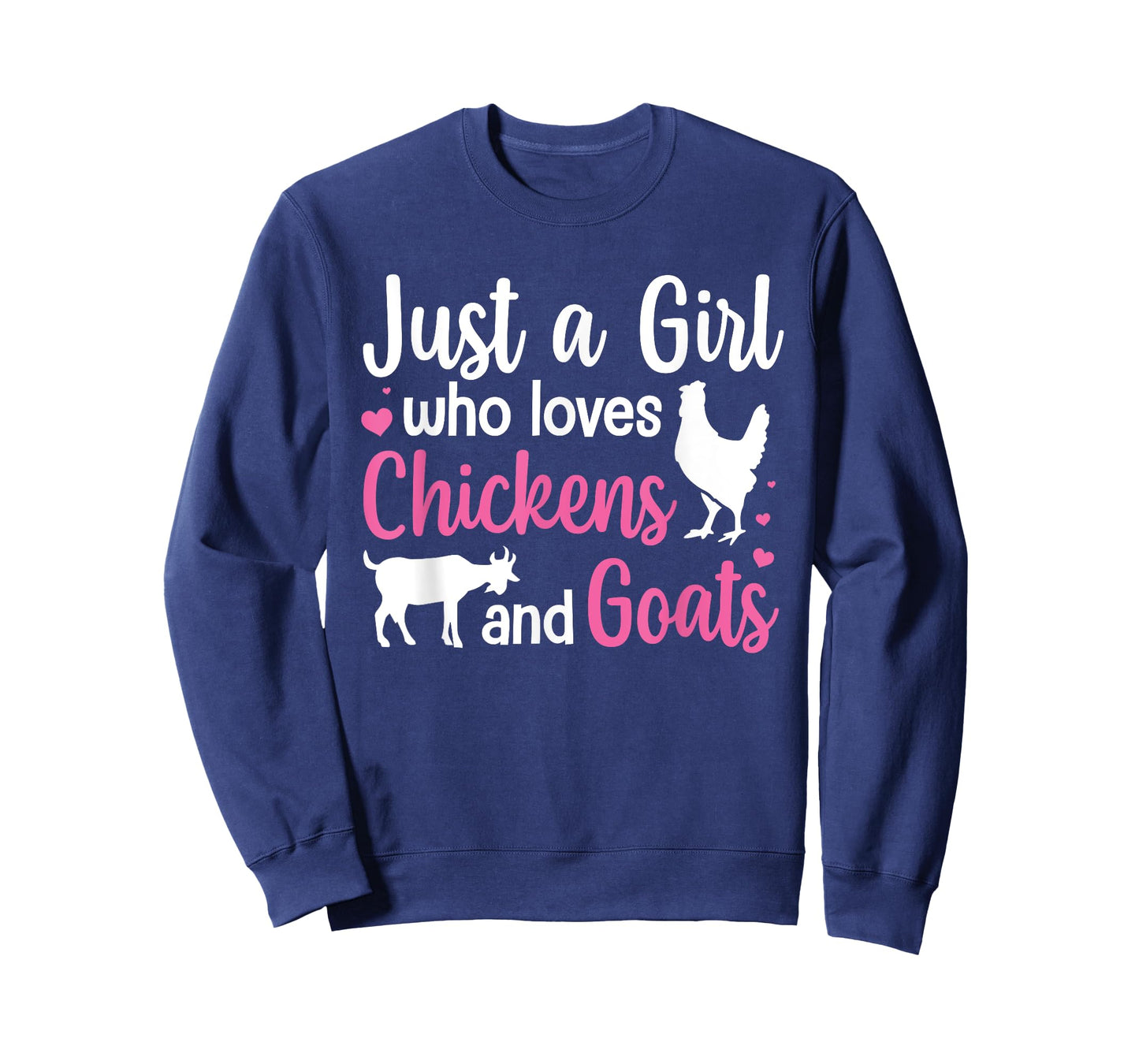 Cool Chicken Goat Design For Women Girls Pygmy Goat Lover T-Shirt