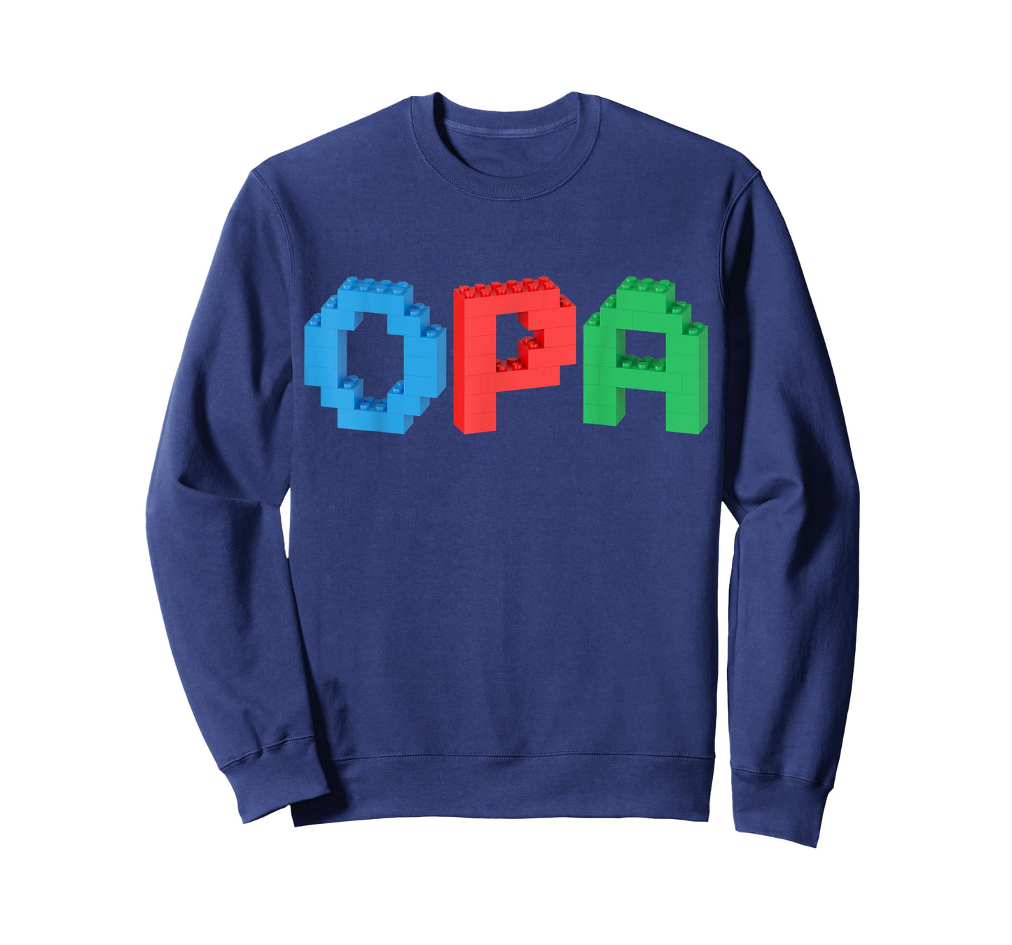 Opa Master Builder Building Bricks Blocks Family T-Shirt