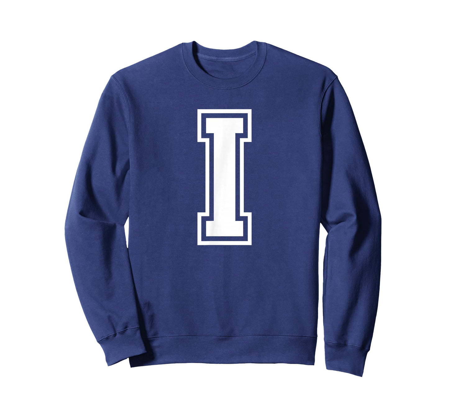 Letter I Name Initial Varsity Alphabet Monogram T-Shirt