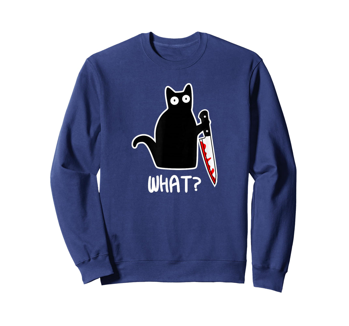 Joyouse Urban Style Murder Cat Gift T-Shirt - Unisex Adults - Black - Short Sleeve - Classic Fit - Cotton & Polyester - Machine Wash