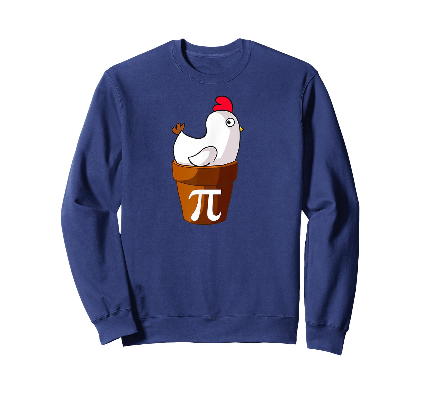Chicken Pot Pie Funny Math Pun Chicken Pot Pi T-Shirt Small