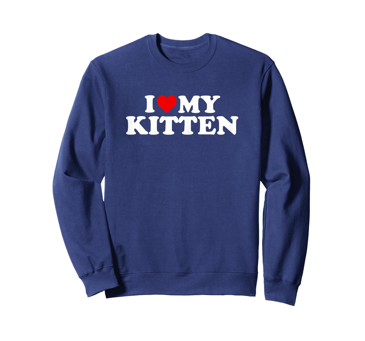 I Love My Kitten Design - Heart My Kitty Cat T-Shirt