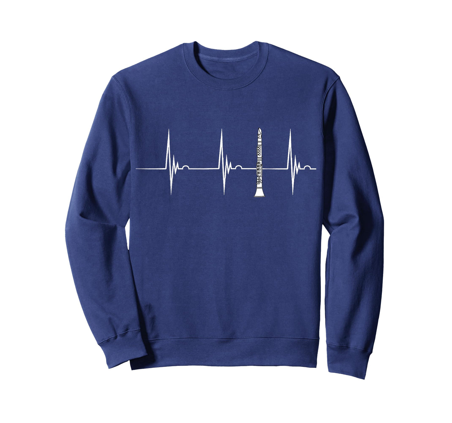 Clarinet Heartbeat EKG Pulseline Woodwinds Clarinetist T-Shirt