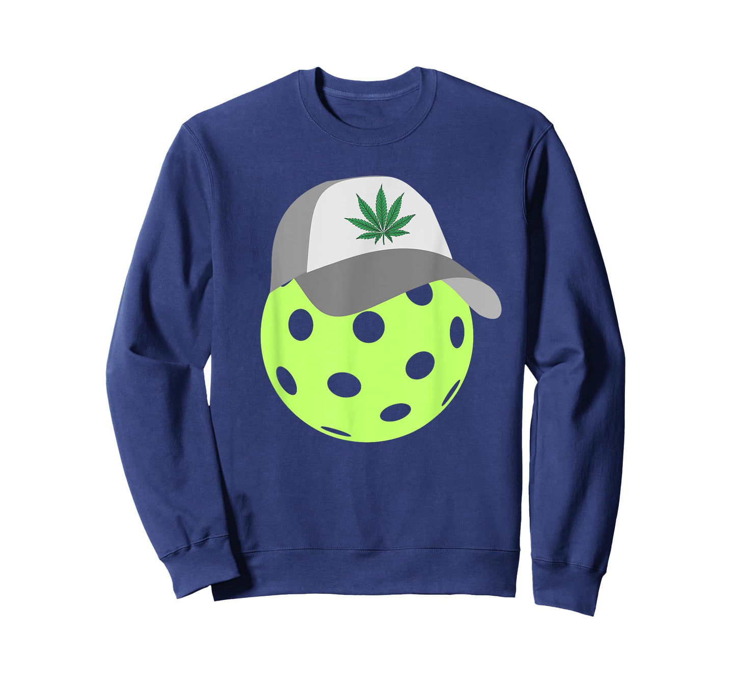 Pickleball With A Weed Hat Pickleball Lover Cannabis Lover T-Shirt
