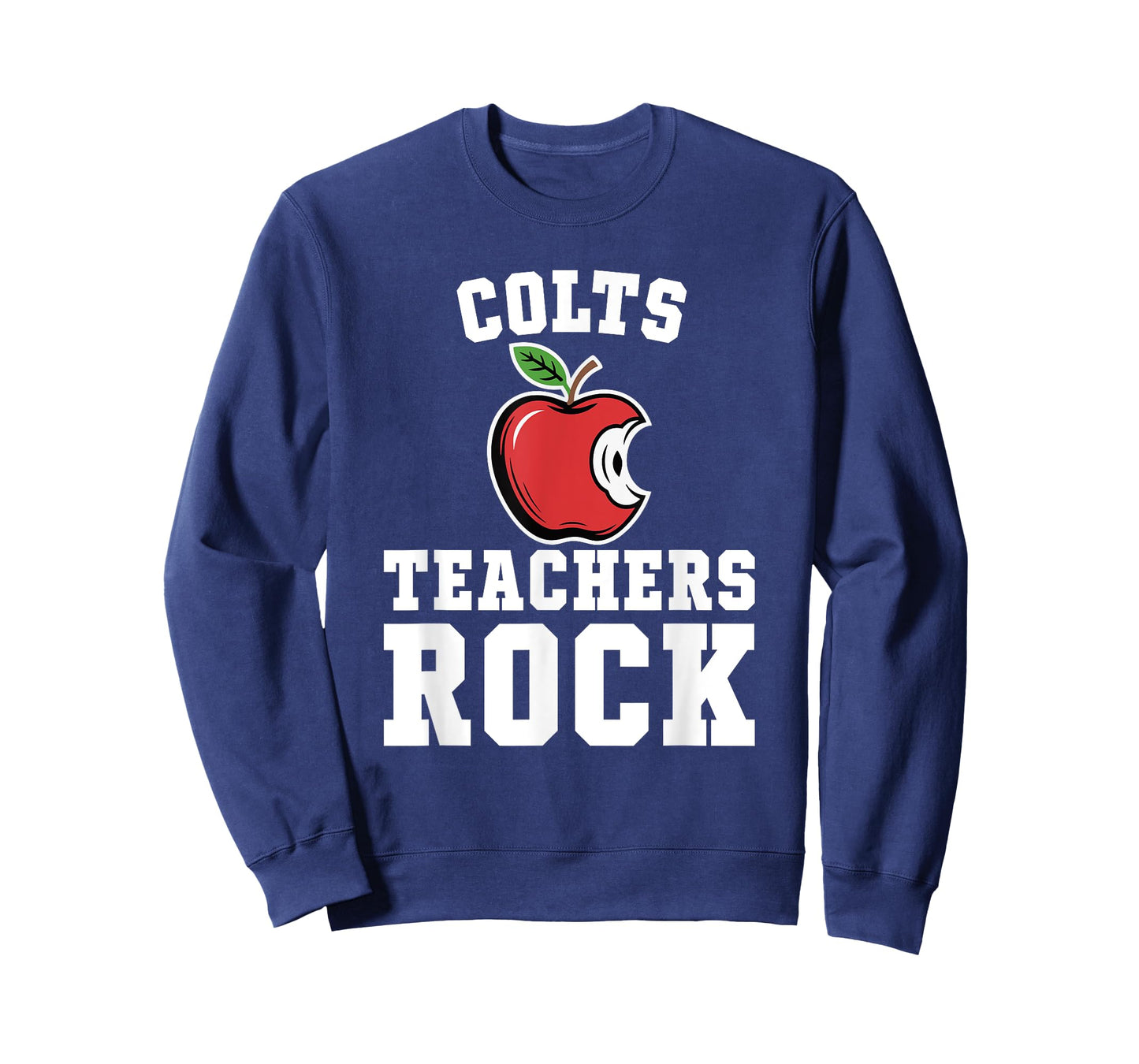 Colts Teachers Rock! Retro School Support Teaching T-Shirt