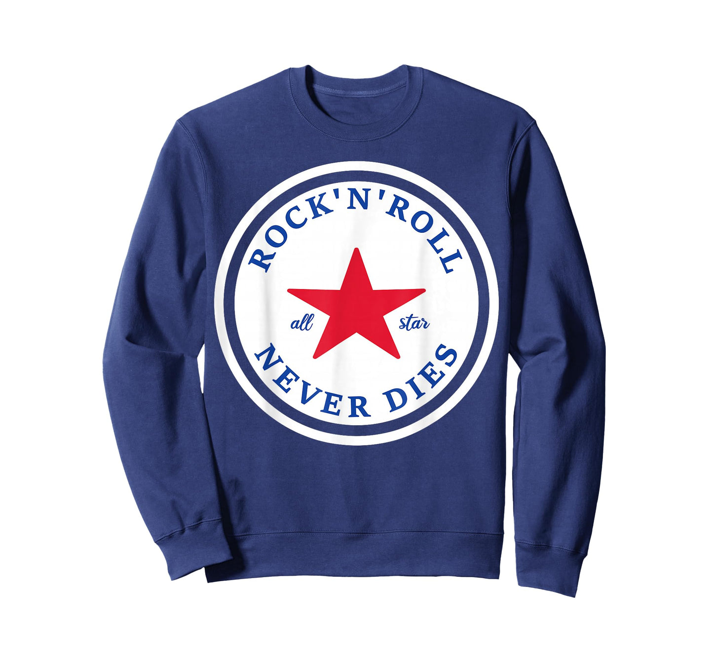 Rock N Roll Never Dies Rock and Roll All Star Music T-Shirt