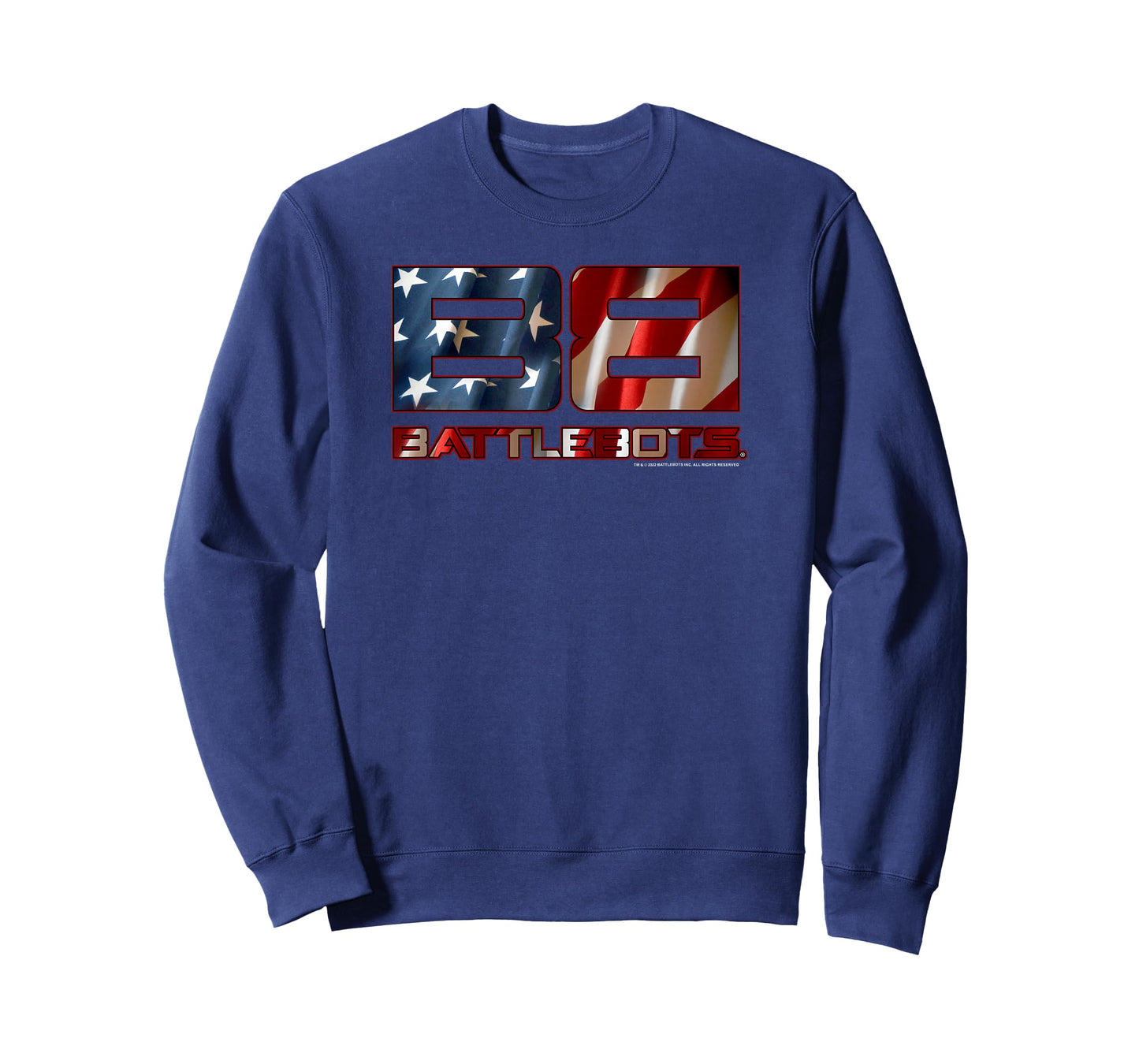 BattleBots Logo American Flag Fill T-Shirt Small