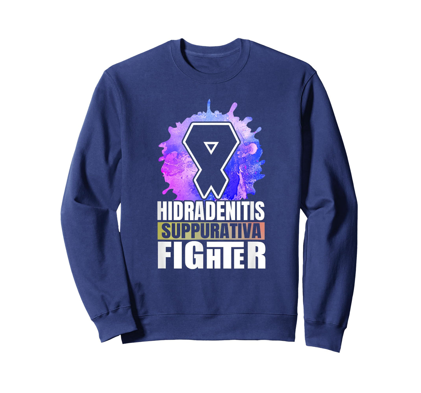Abstract Hidradenitis Suppurativa Fighters Saying T-Shirt