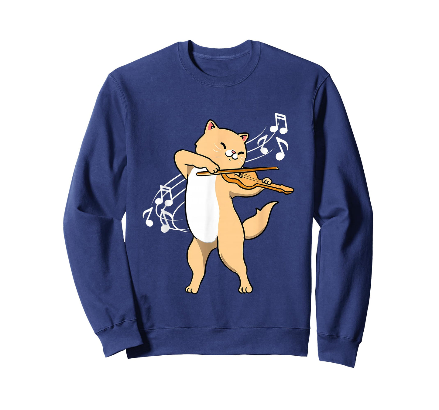 Cat Playing Violin Violinist T-Shirt