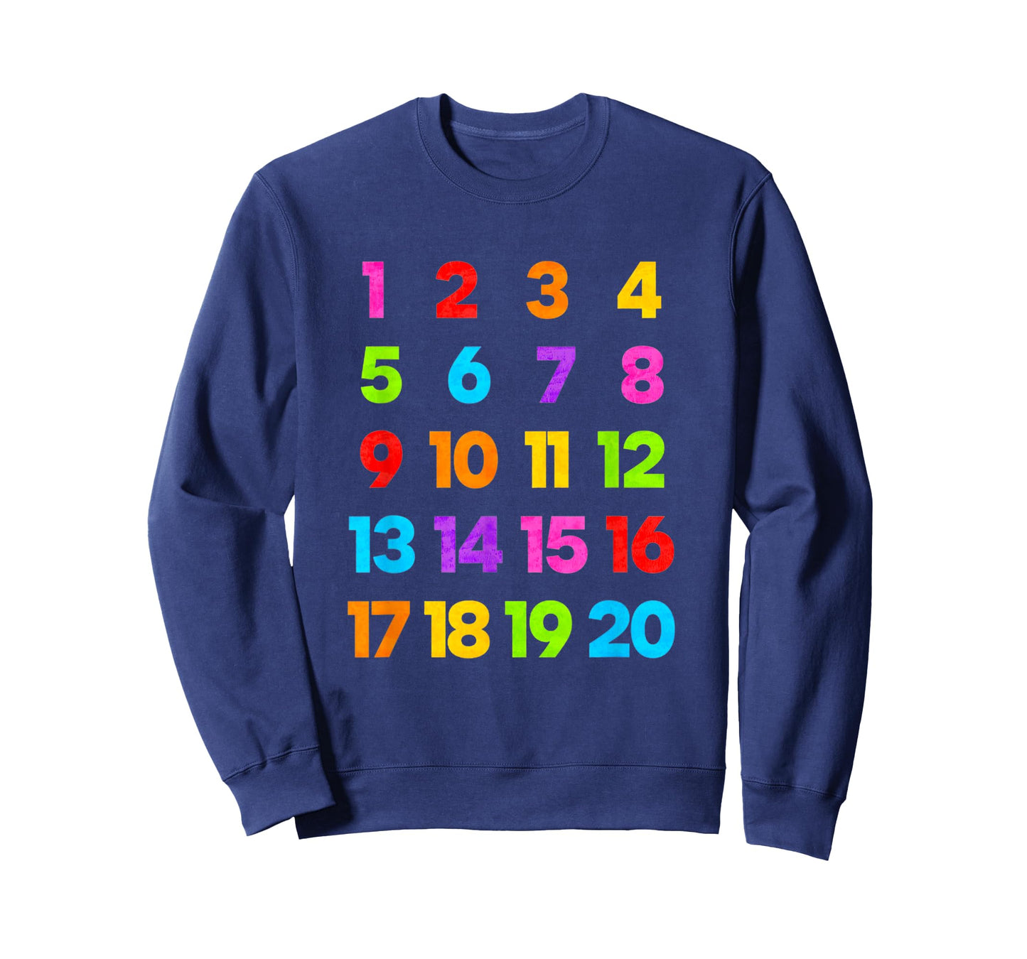 Counting 1-10 Learn to Count Number School Kids Teacher T-Shirt